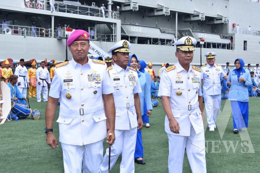 Dankodiklatal Letjen TNI Marinir Nur Alamsyah hadiri Sertijab 3 Jabatan penting di TNI AL