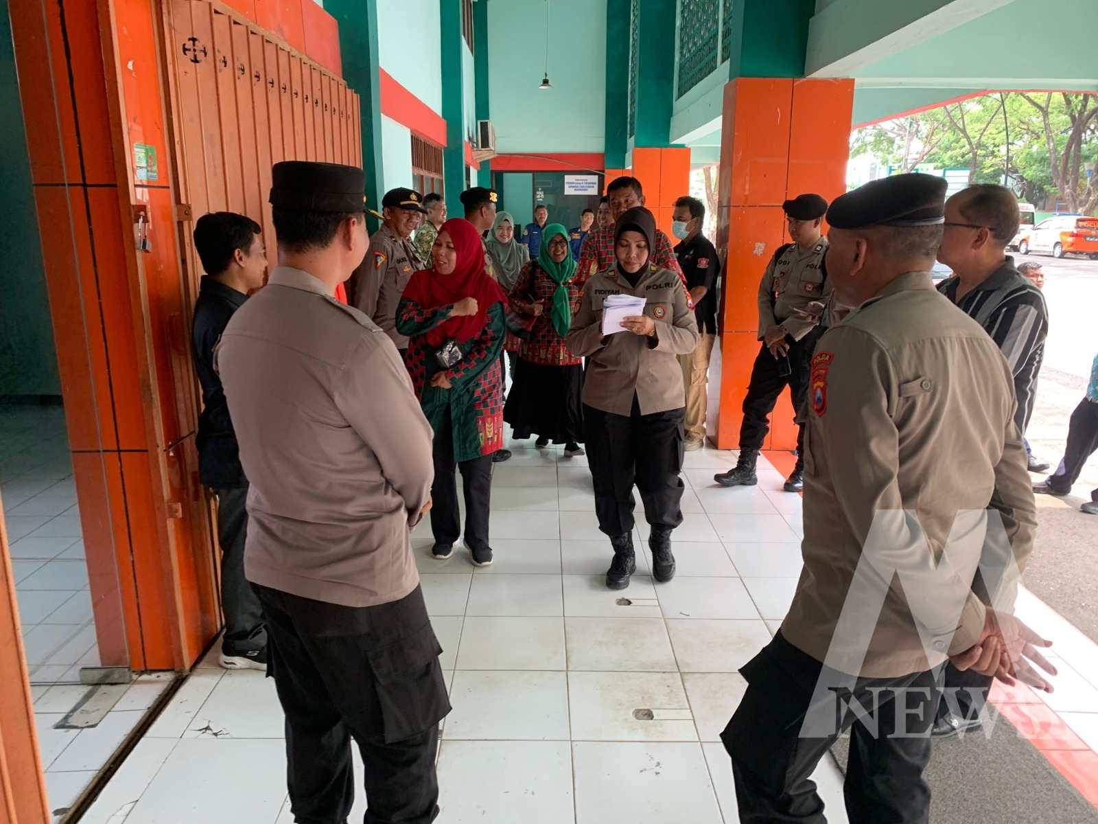 Polres Bojonegoro bersama Ditpamobvit Polda Jatim lakukan risk assessment stadion Letjen H. Soedirman