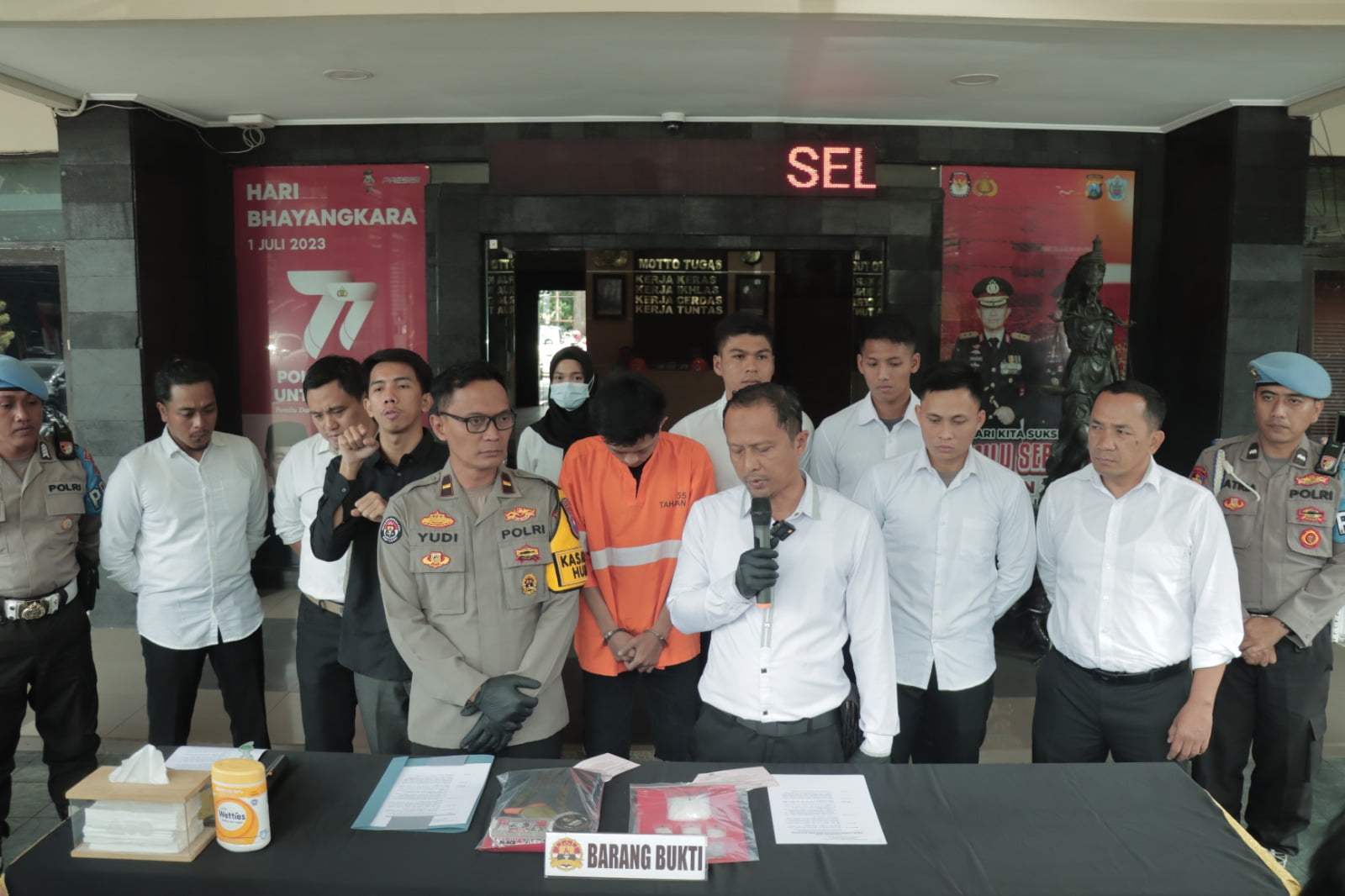 Satresnarkoba Polresta Malang Kota tangkap tersangka pengedar Narkoba