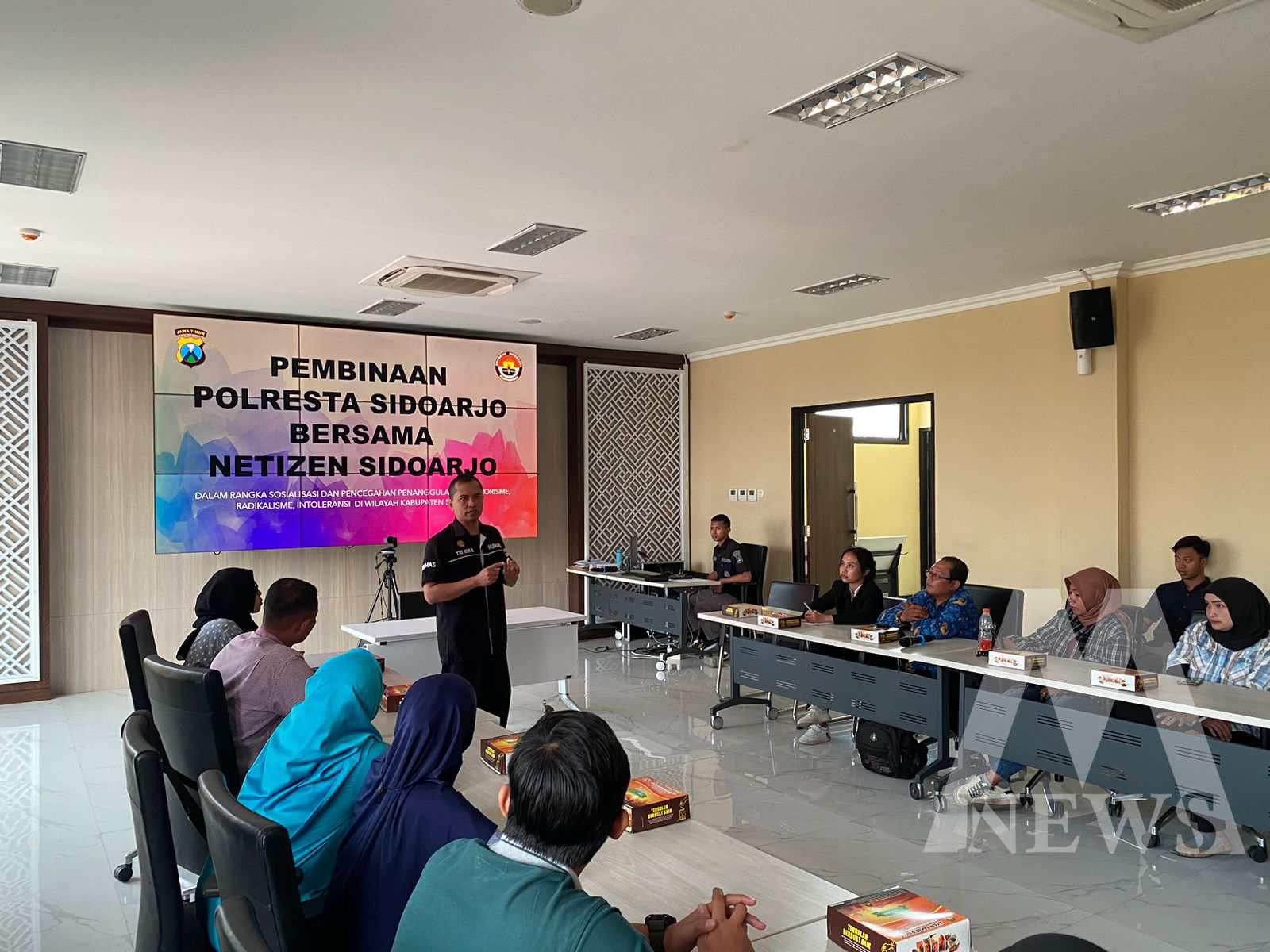 Pembinaan Polresta Sidoarjo bersama netizen Sidoarjo