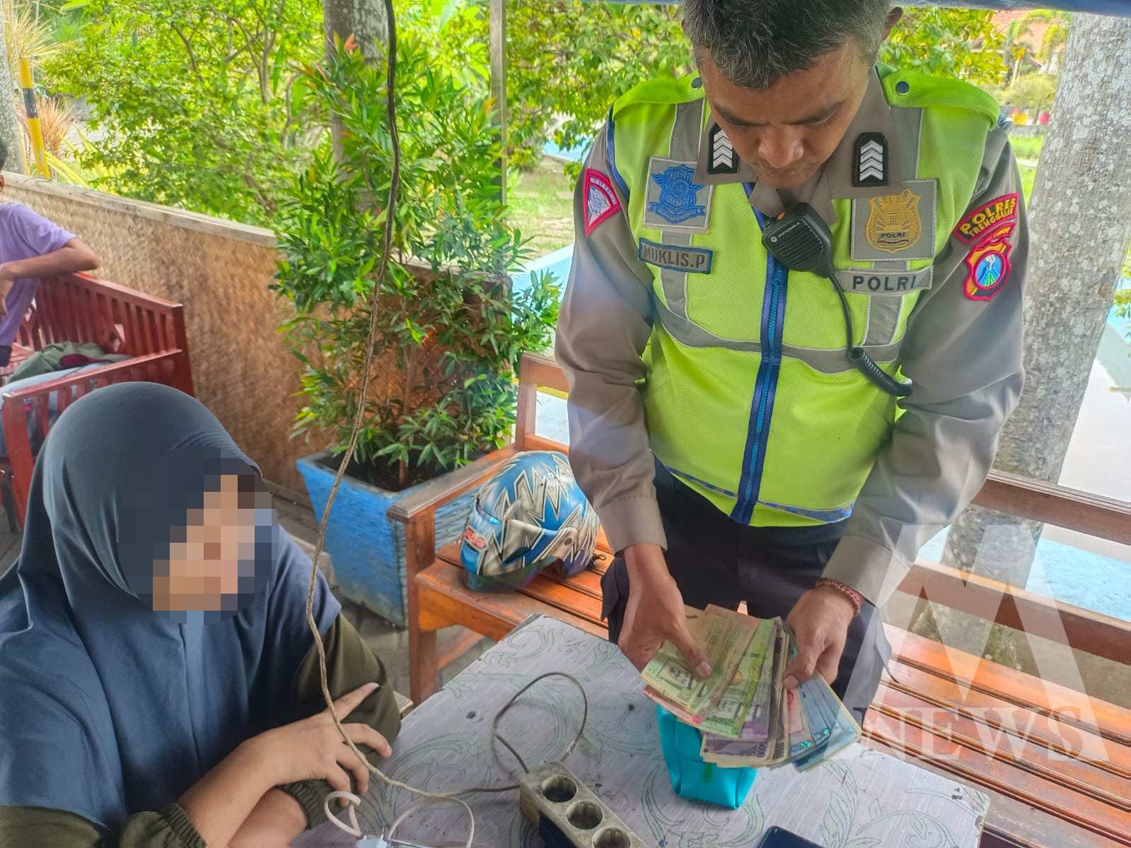 Satlantas Polres Trenggalek Amankan Wanita Diduga Pelaku Curat