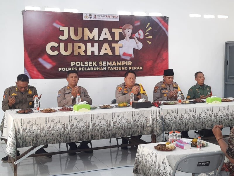 Polres Tanjung Perak Gelar Jum'at Curhat
