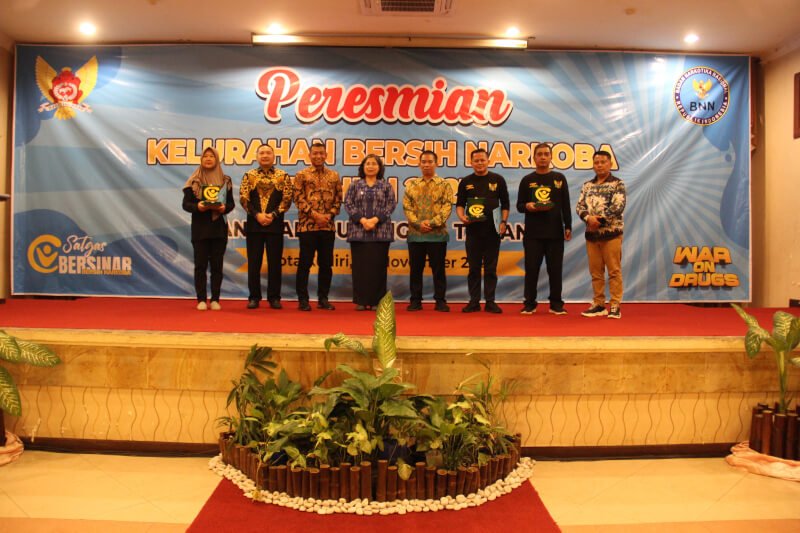 Polres Kediri Kota dan Forkopimda Resmikan Kelurahan Bersih Narkoba