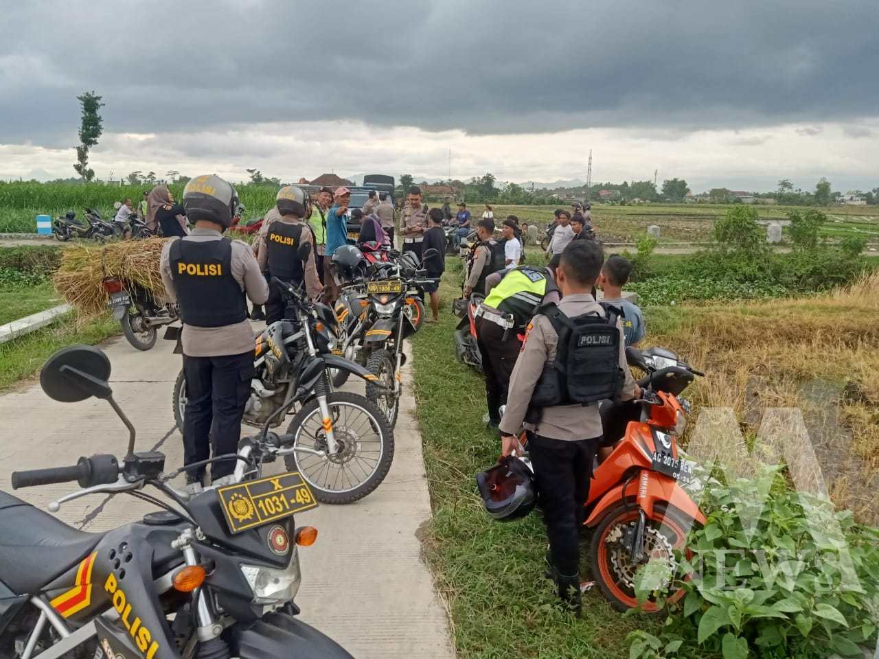 Polres Tulungagung Amankan 10 Unit Motor Bali