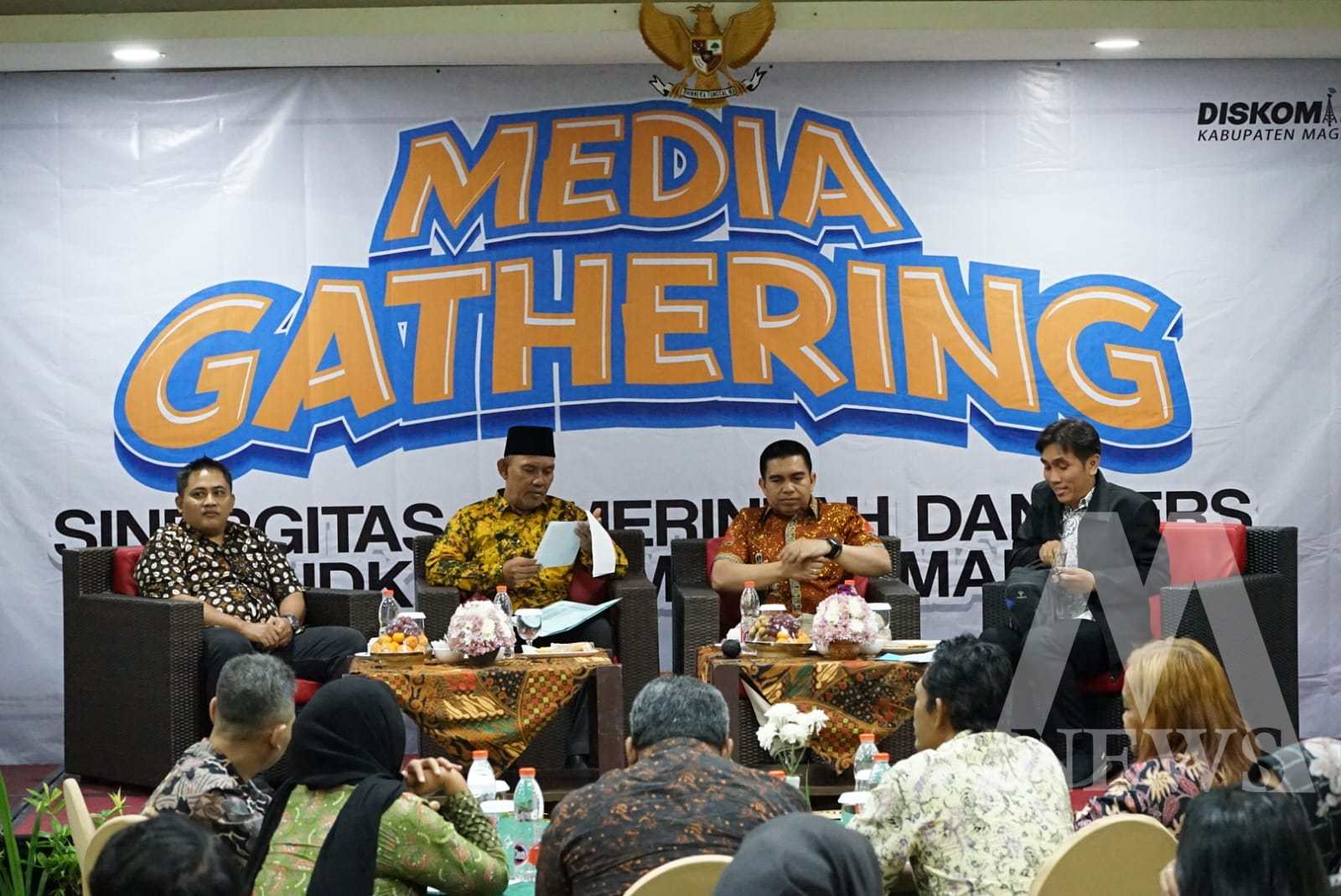 Live streaming Media Gathering bersama Kominfo