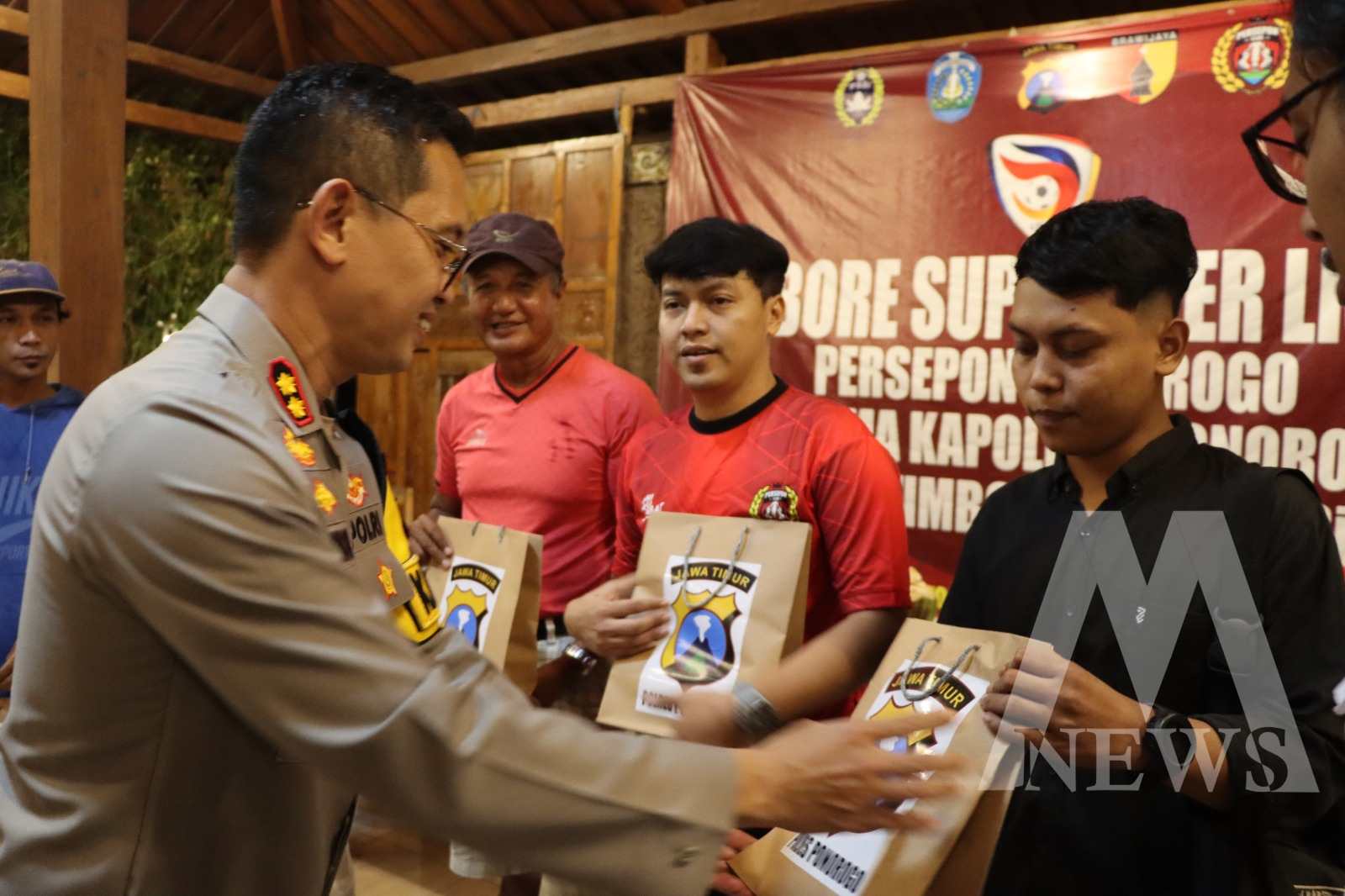 Kapolres Ponorogo AKBP Wimboko Gelar Jambore bersama Persepon di Liga 3 PSSI Jatim