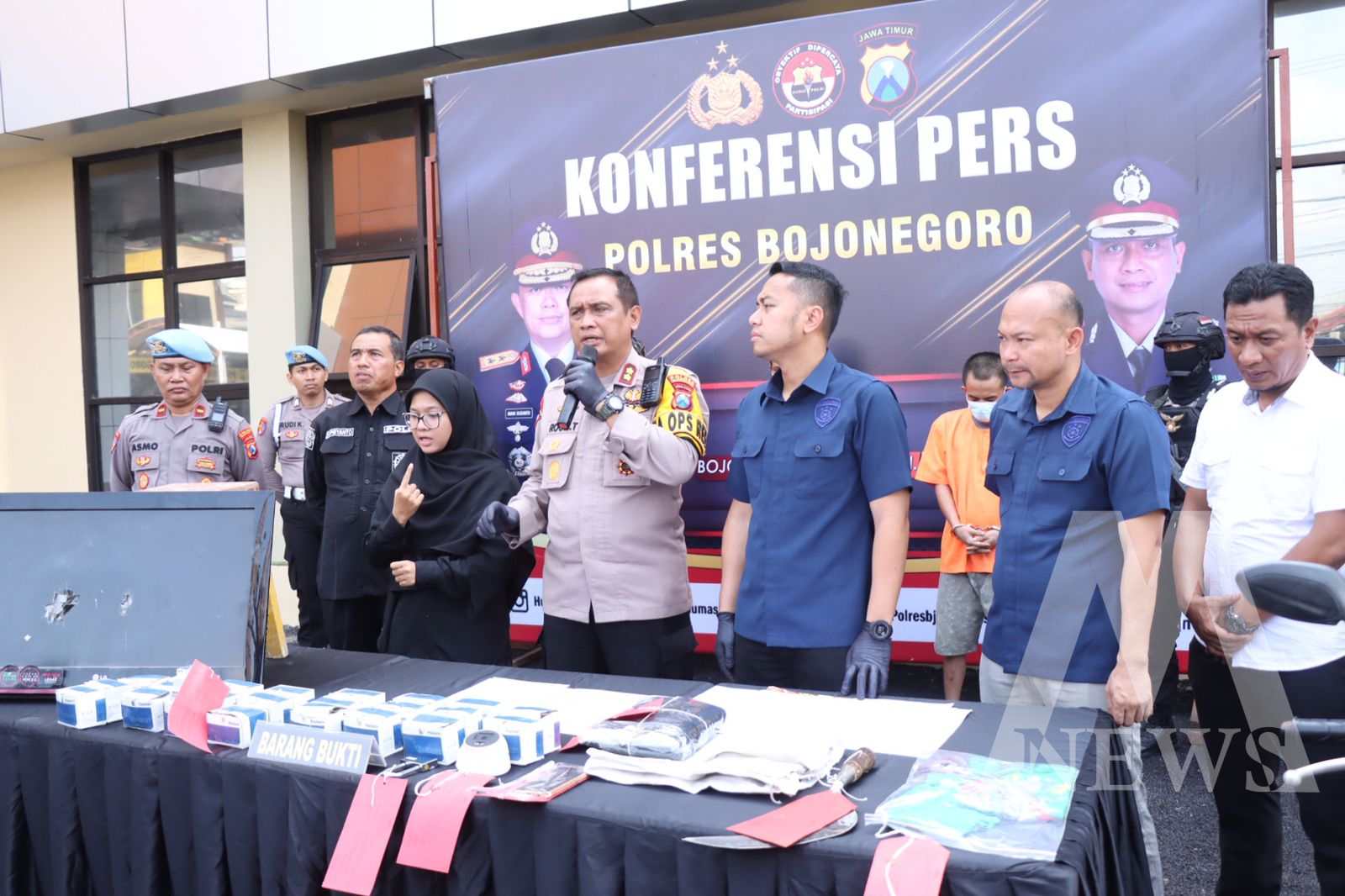 Polres Bojonegoro ungkap sejumlah kasus tindak pidana