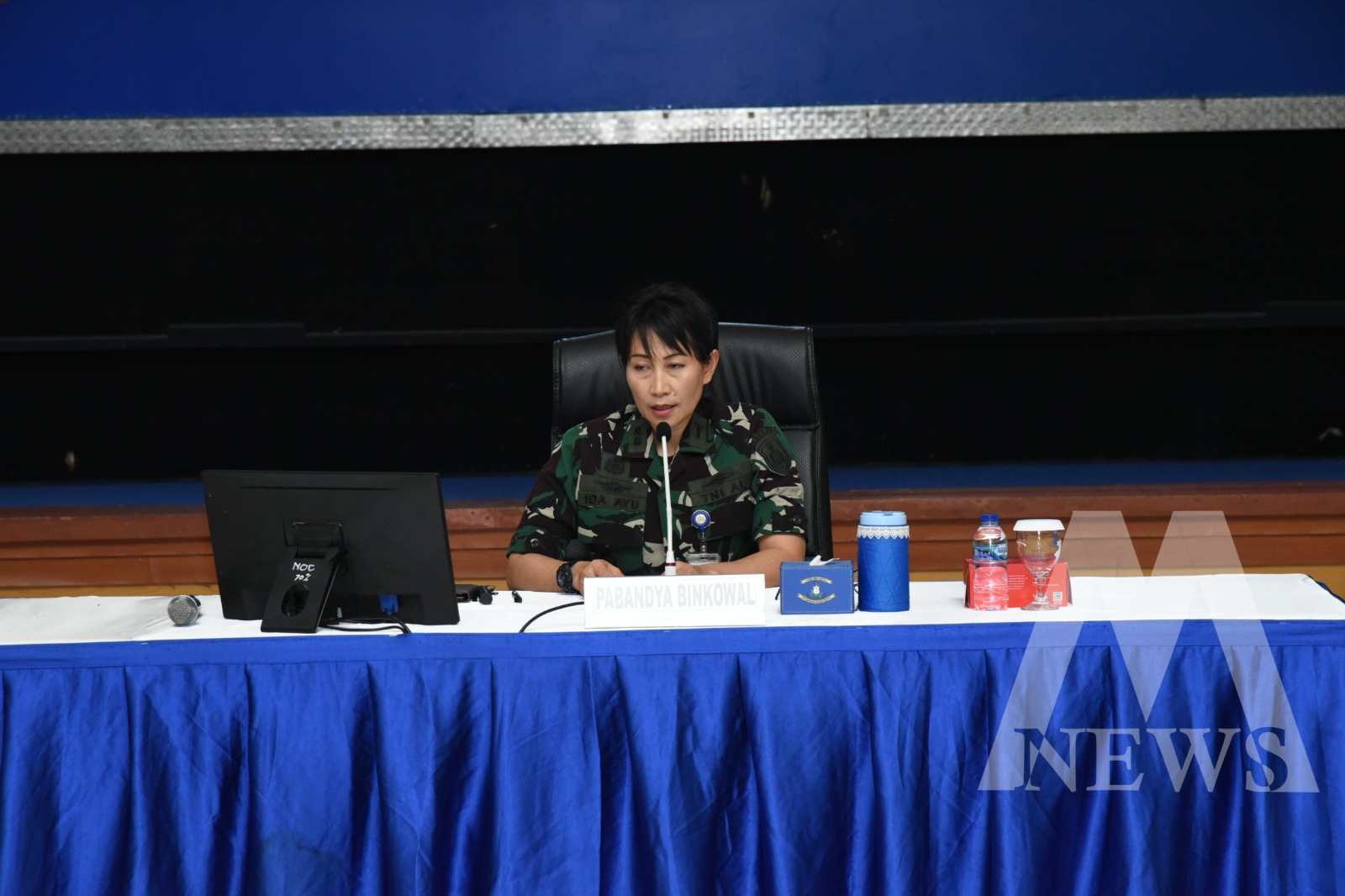 Letkol Laut (K/W) Ida Ayu Nyoman Putranti selaku Pabandya Binkowal Ban V Watpers Spersal