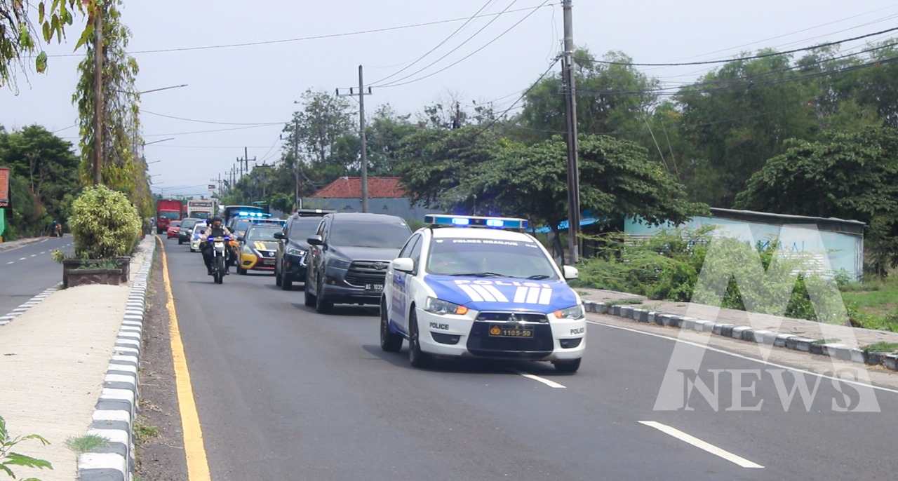 Polres Nganjuk latihan pengamanan Capres dan Cawapres