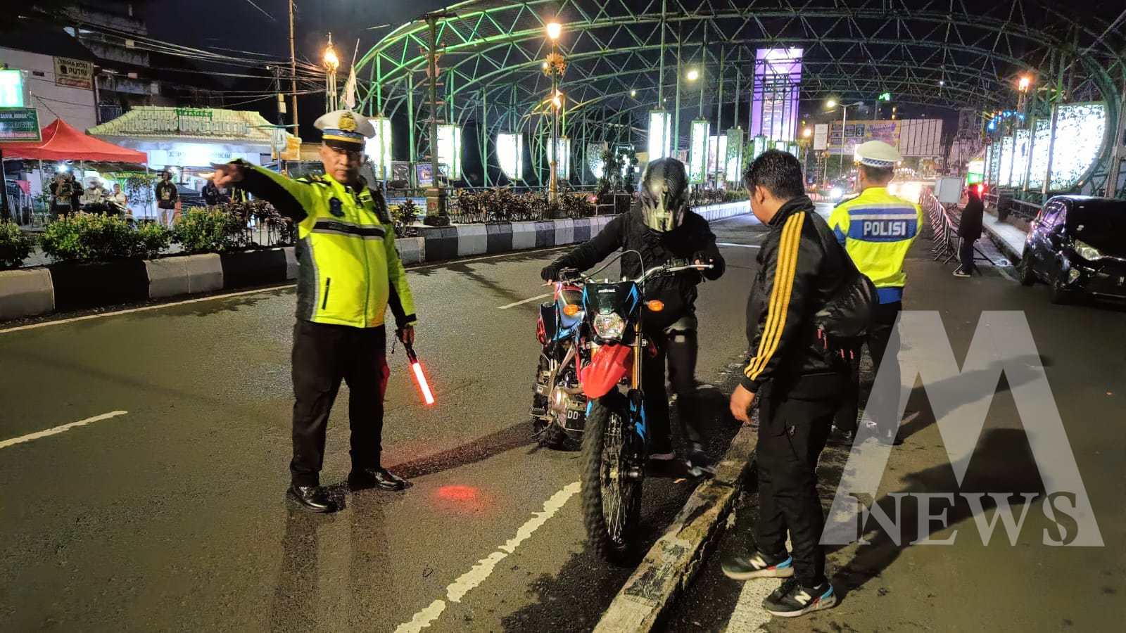 Satlantas Polresta Malang Kota amankan motor knalpot Brong untuk Bali