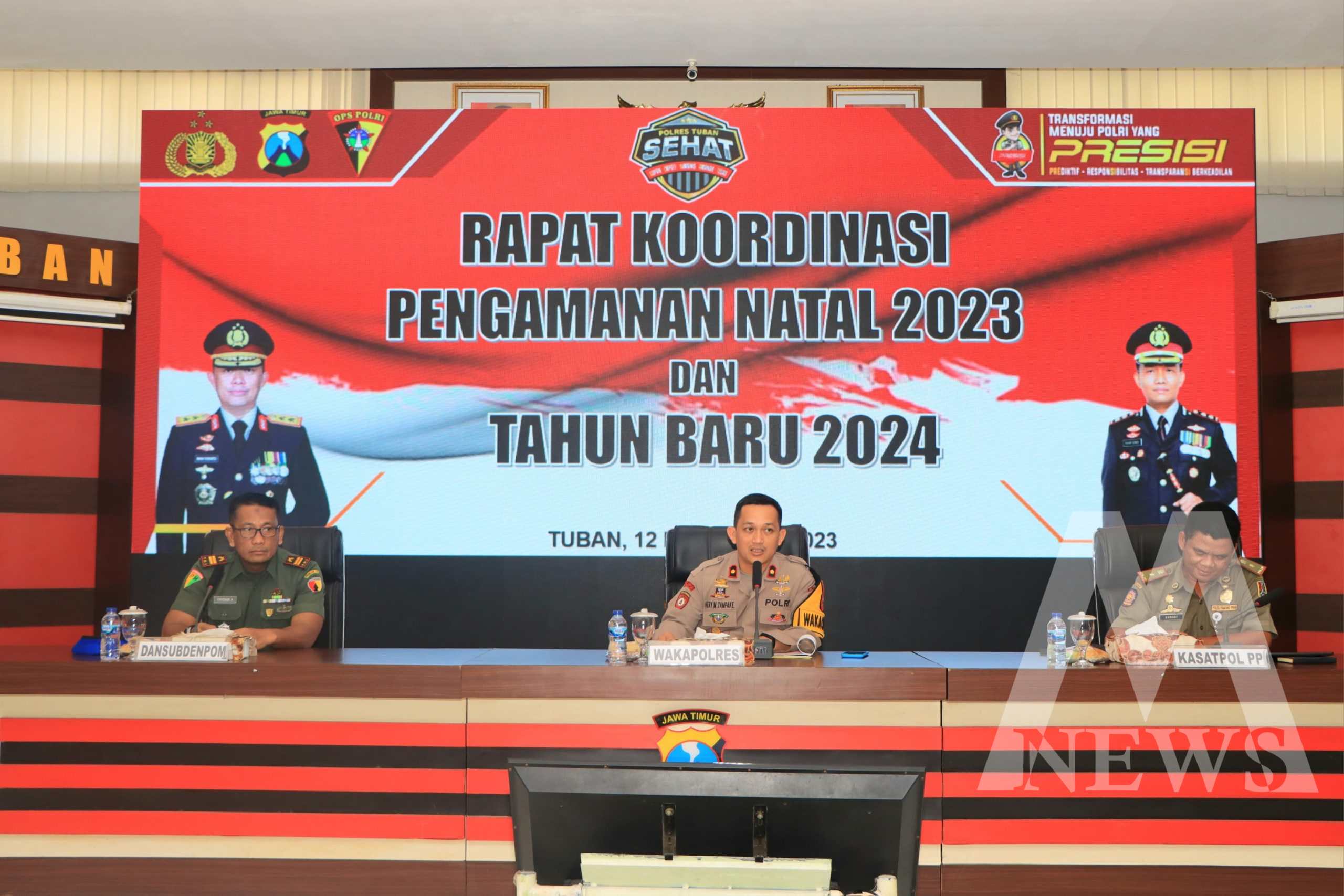 Polres Tuban gelar rakor jelang Nataru