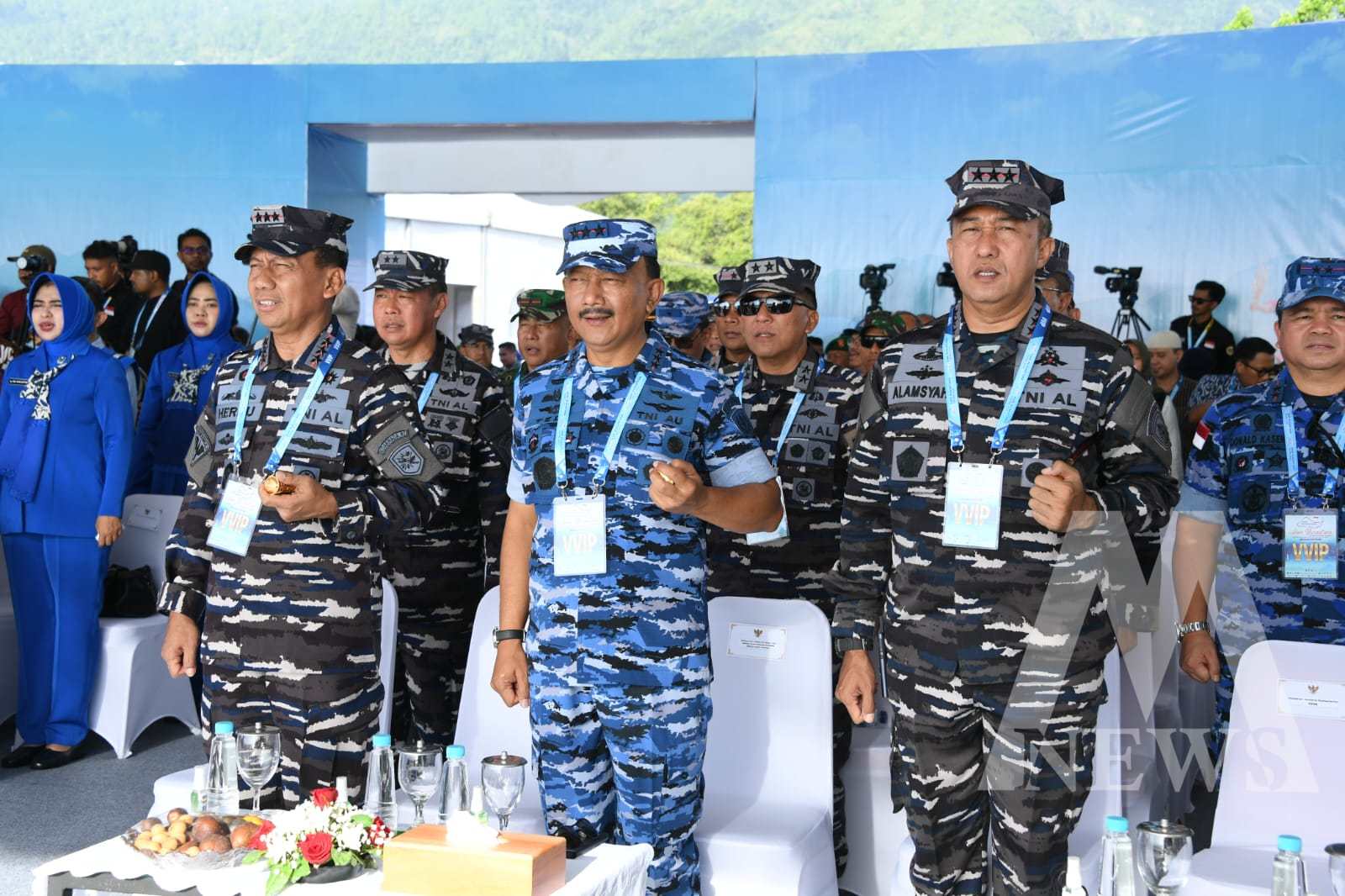 Dankodiklatal Letjen TNI Marinir Nur Alamsyah hadiri puncak Peringati Hari Nusantara 2023 di Tidore
