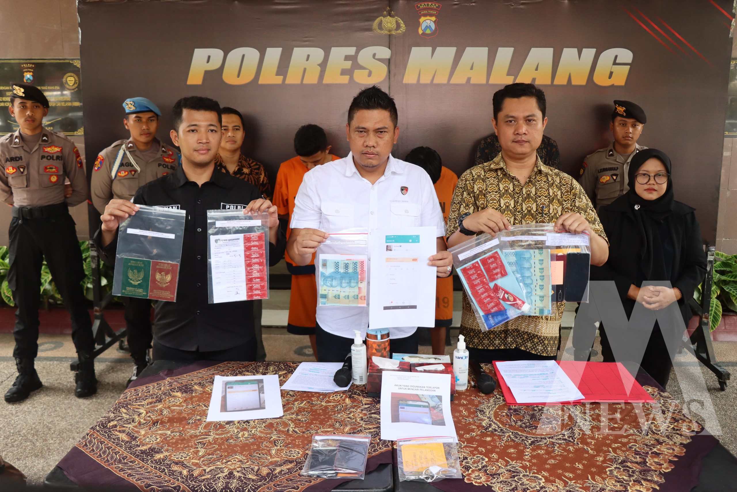 Satreskrim Polres Malang tangkap 2 Suami jual Istri