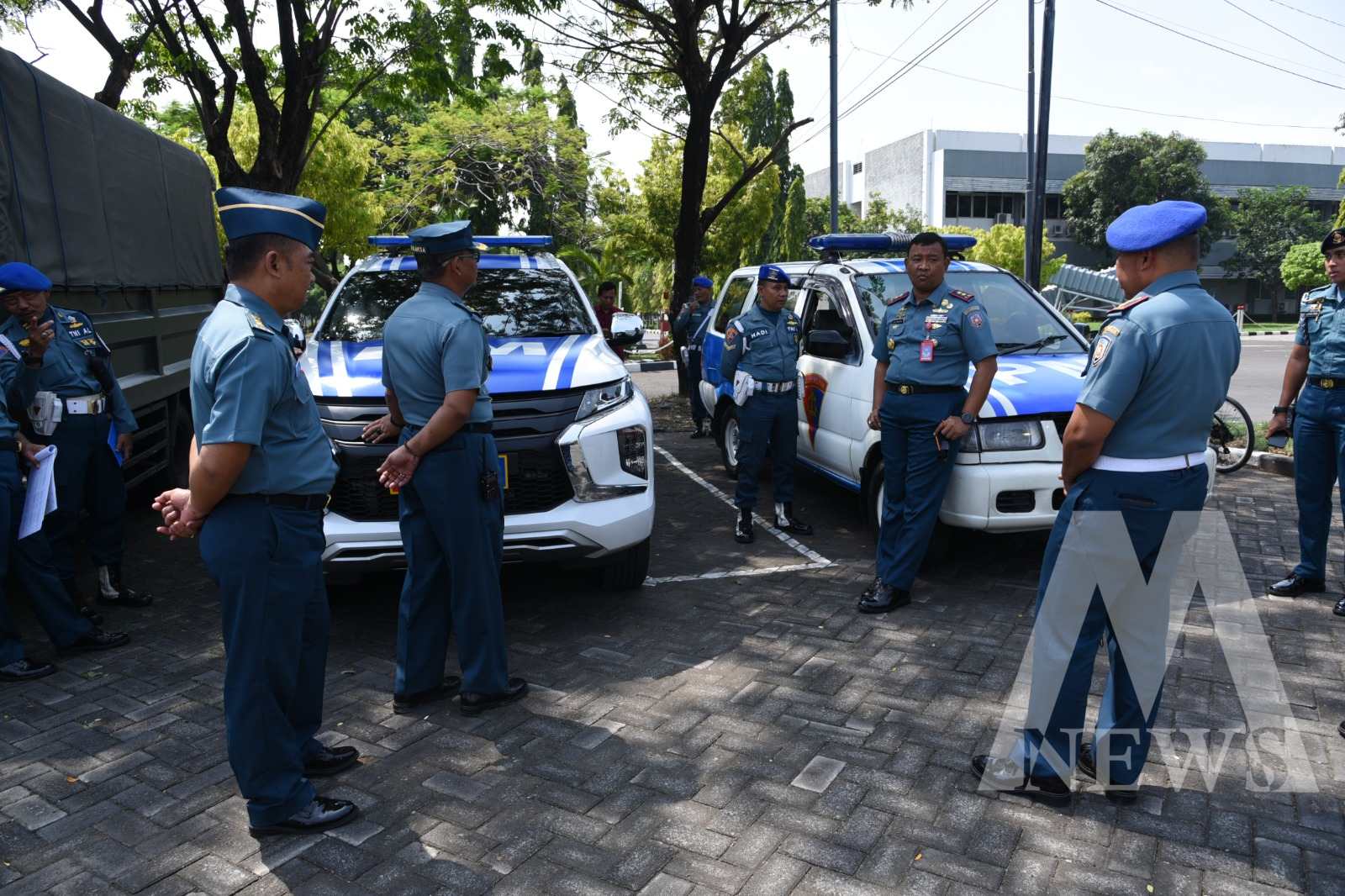 Wadan Kodikalatal Laksda TNI Eko Wahjono cek kelengkapan dan kesiapan Randis TNI AL