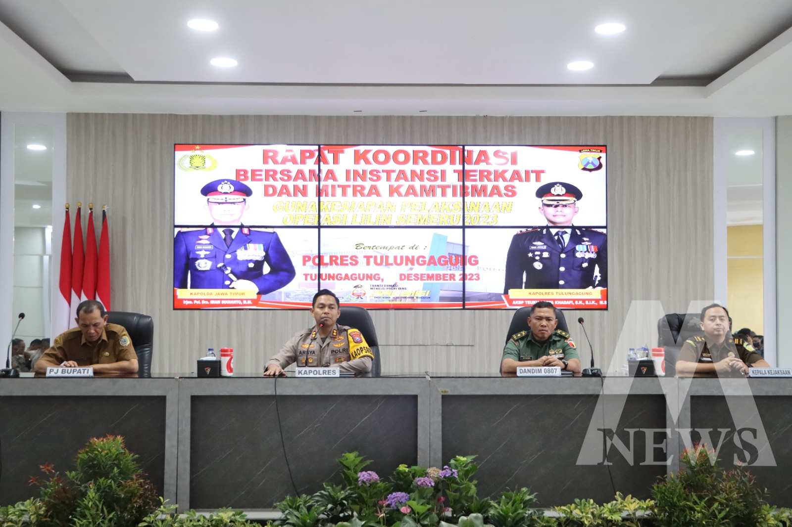 Polres Tulungagung gelar rakor lintas sektoral bersama Forkopimda