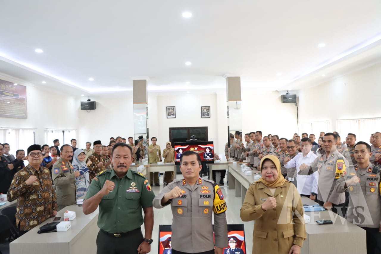 Polres Nganjuk Gelar Rakor Lintas Sektoral