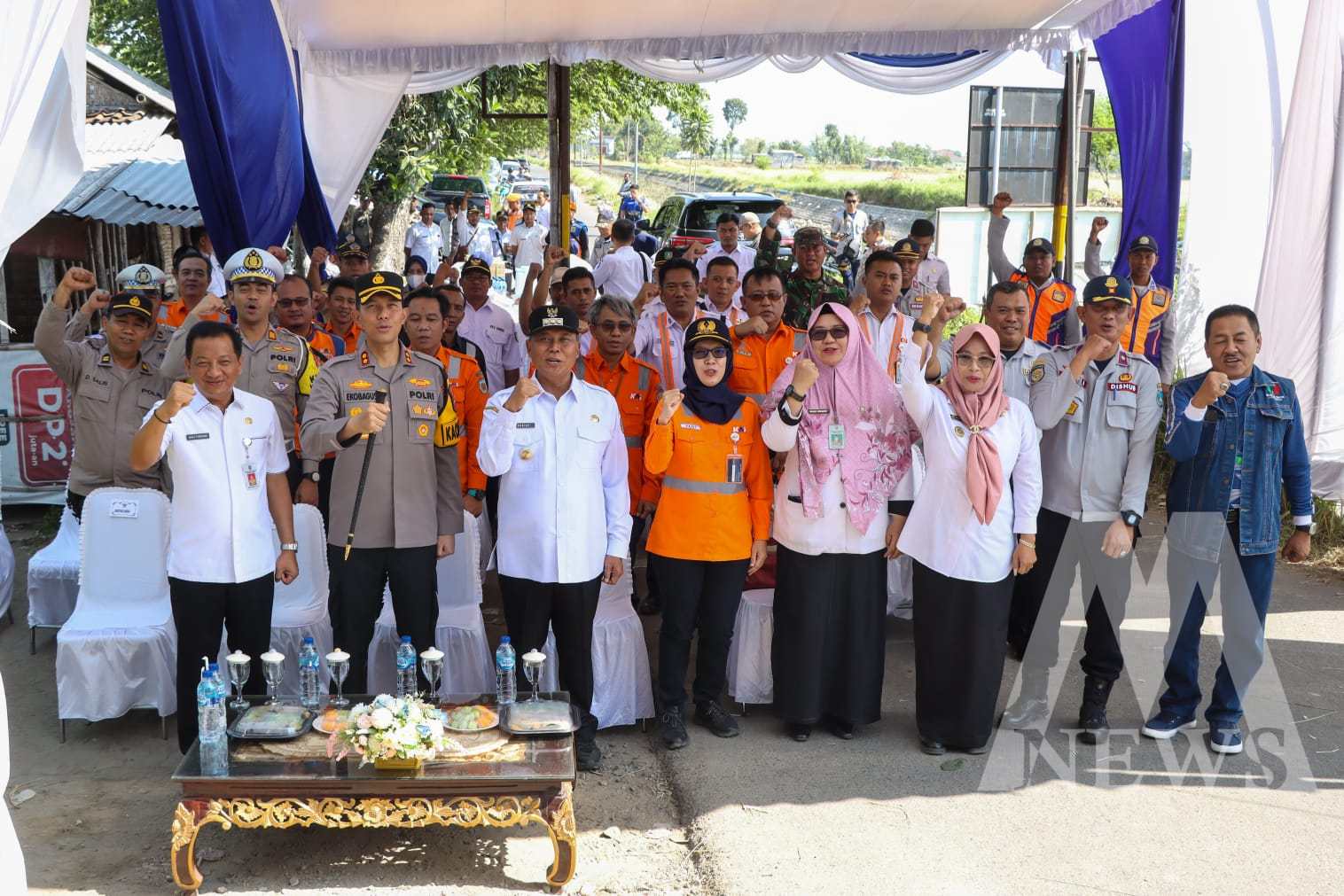Kapolres Jombang AKBP Eko Bagus Riyadi hadiri peresmian JPL