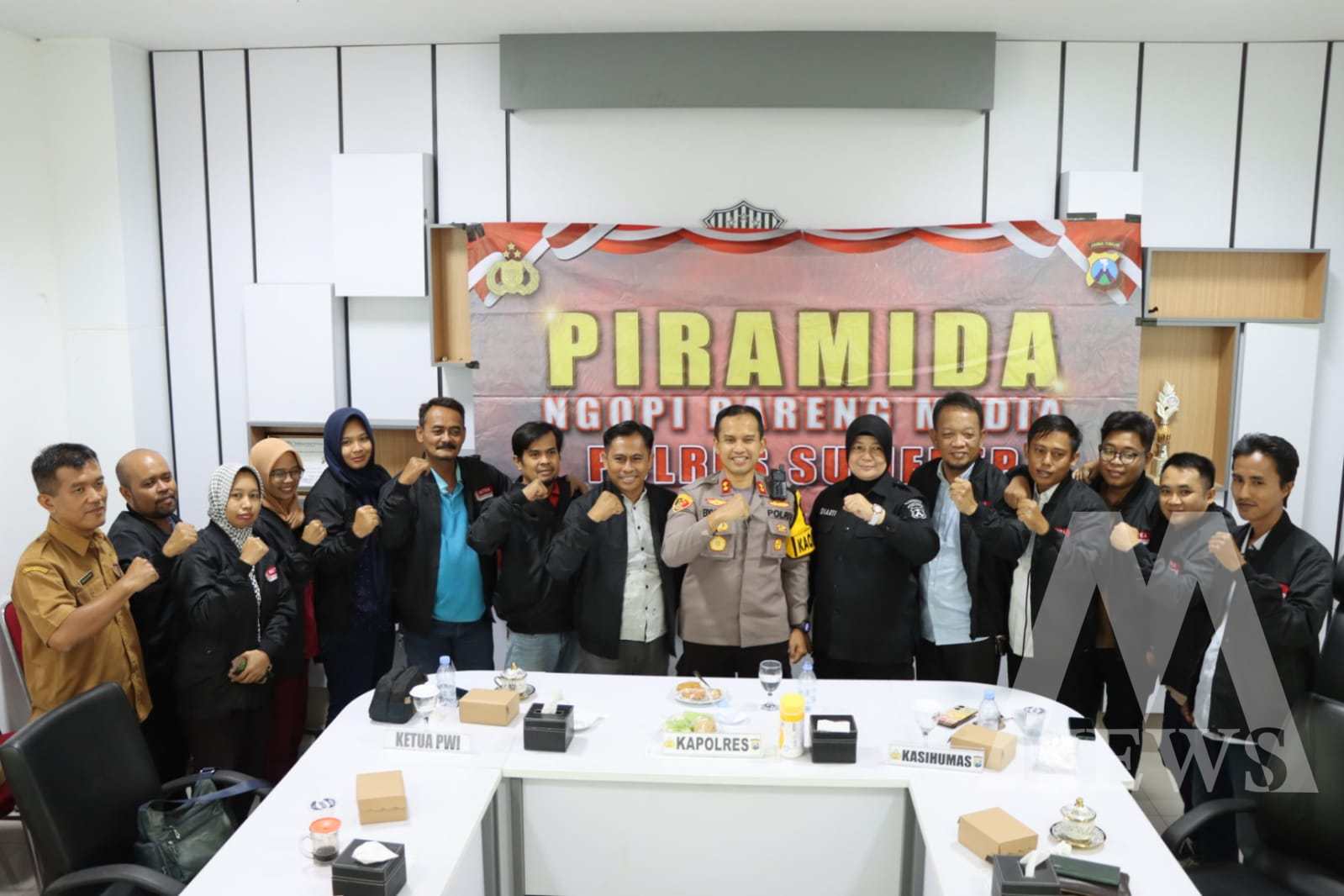 Polres Sumenep gelar Piramida bersama Media