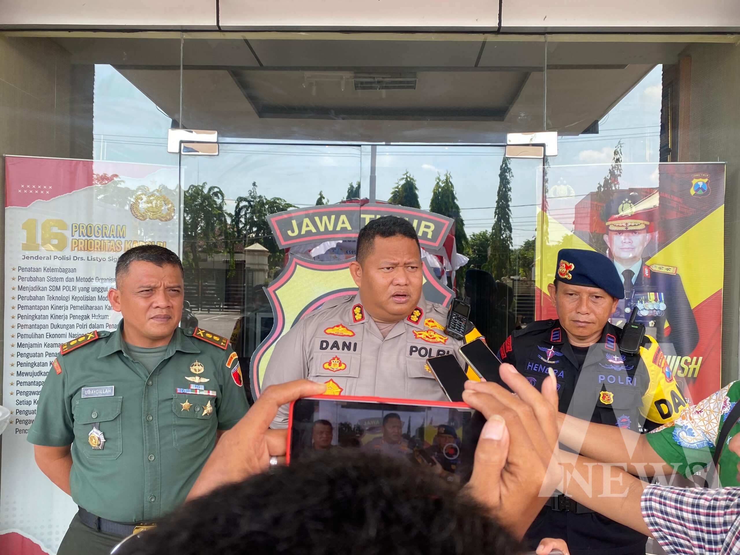 Kapolres Pamekasan AKBP Jazuli Dani Iriawan beri keterangan terkait Nataru