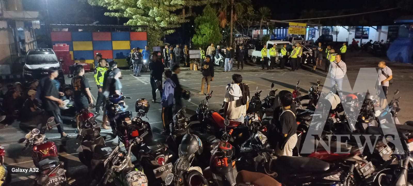 Satlantas Polres Jember Amankan Motor Diduga Balap Liar