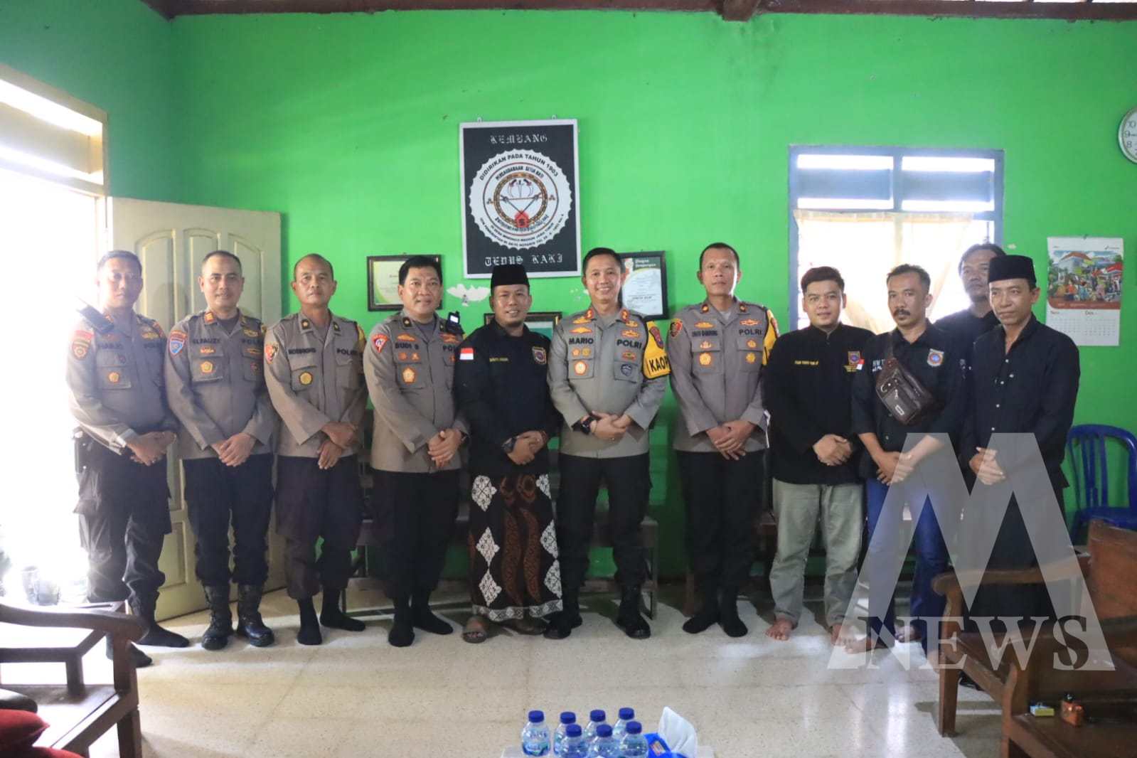 Kapolres Bojonegoro silaturahmi ke PSHW Tunas Muda dan PSNU Pagar Nusa