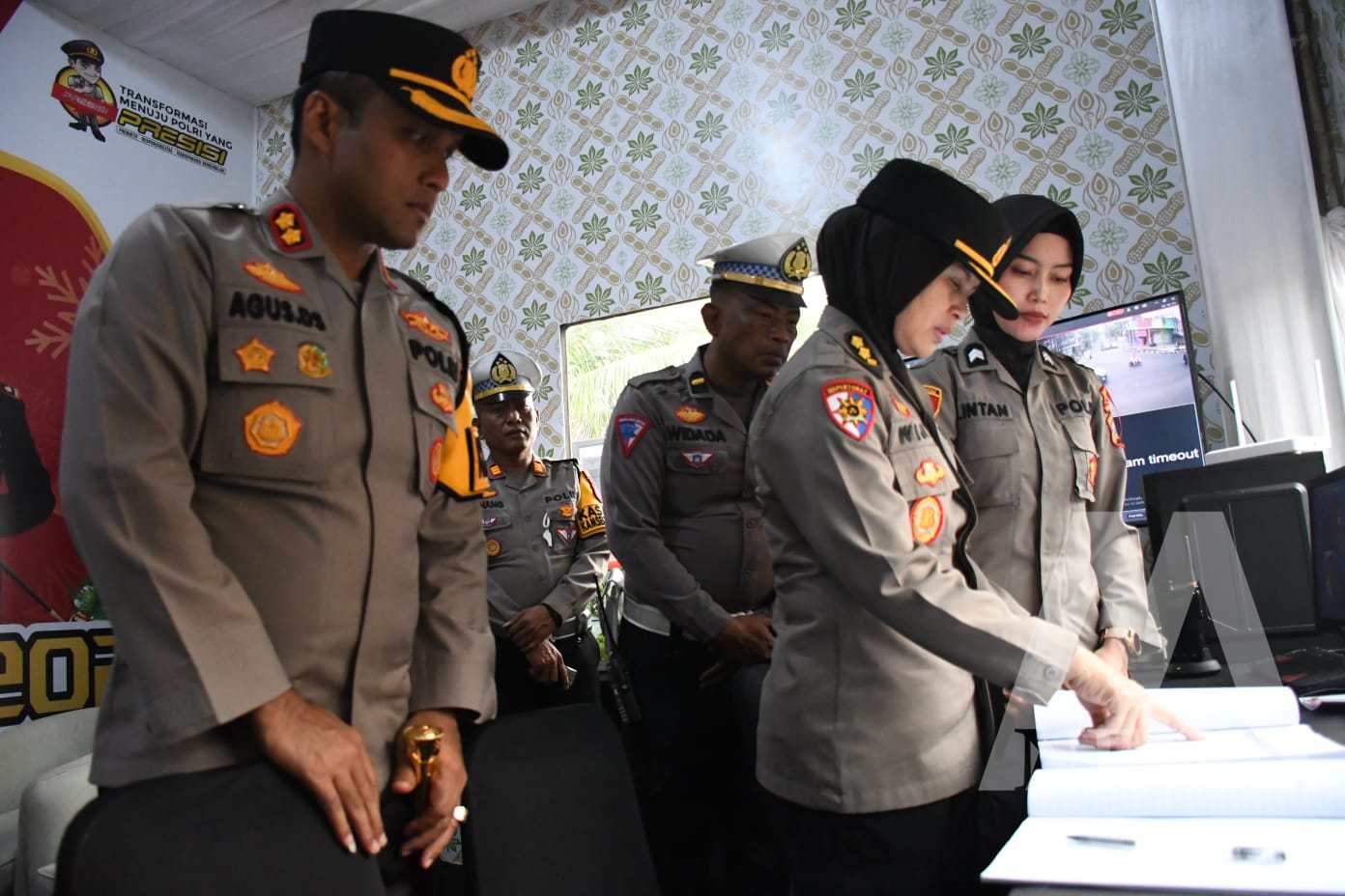 Kapolres Madiun Kota AKBP Agus Dwi Suryanto terima kunjungan tim Itwasda Polda Jatim