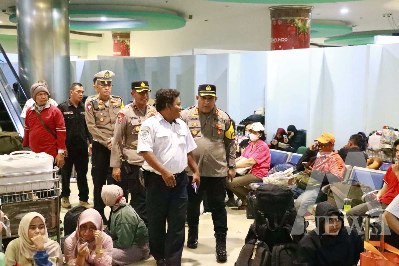 Kapolres Tanjung Perak AKBP William Cornelis Tanasale jelang Nataru cek transportasi laut di GSN