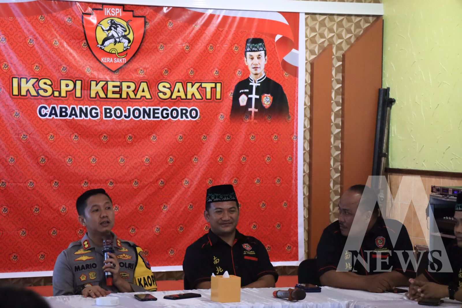Kapolres Bojonegoro AKBP Mario Prahatinto gelar Silaturahmi ke IKS PI Kera Sakti