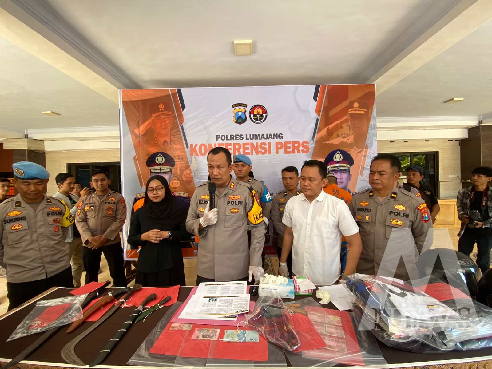 Polres Lumajang Ringkus Komplotan Curanmor 33 TKP