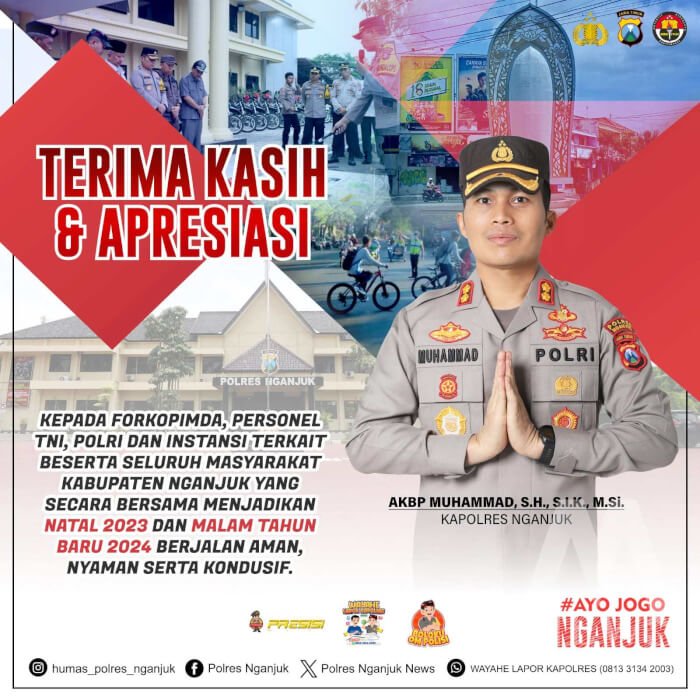 Kapolres Nganjuk AKBP Muhammad 
