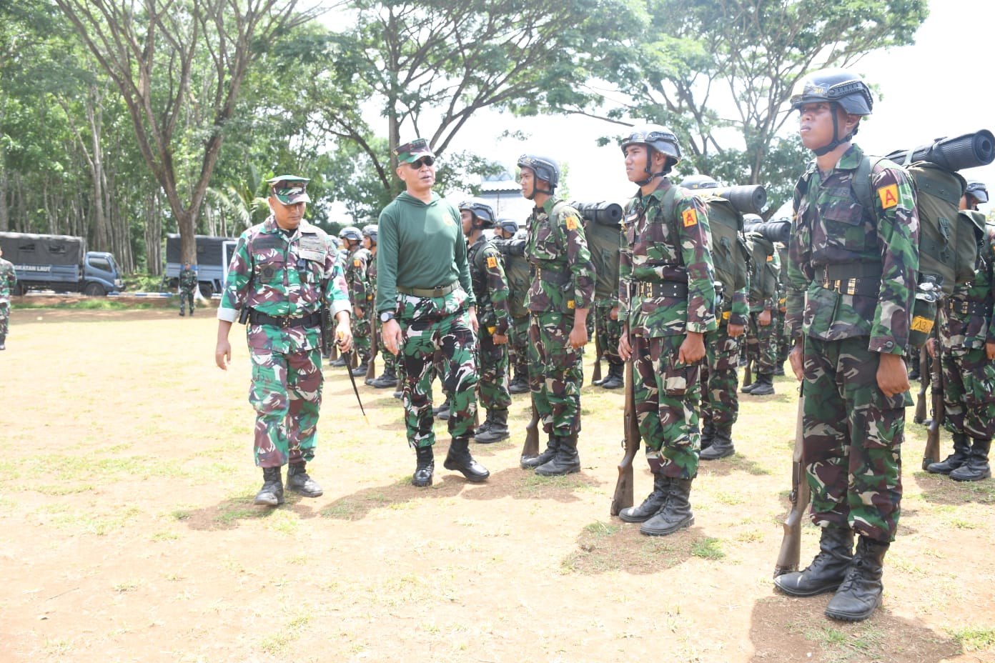 Siswa Dikmaba TNI AL Angkatan 43/2 laksanakan latihan di Purboyo