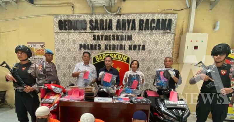 Satreskrim Polres Kediri Kota ungkap terduga pelaku penganiayaan