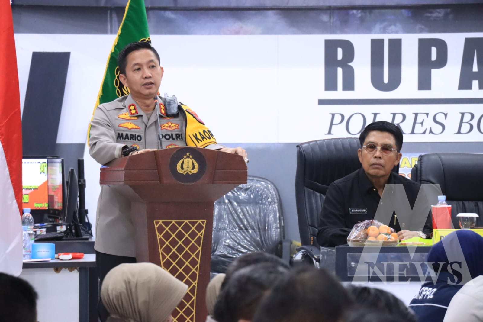 Kapolres Bojonegoro AKBP Mario Prahatinto