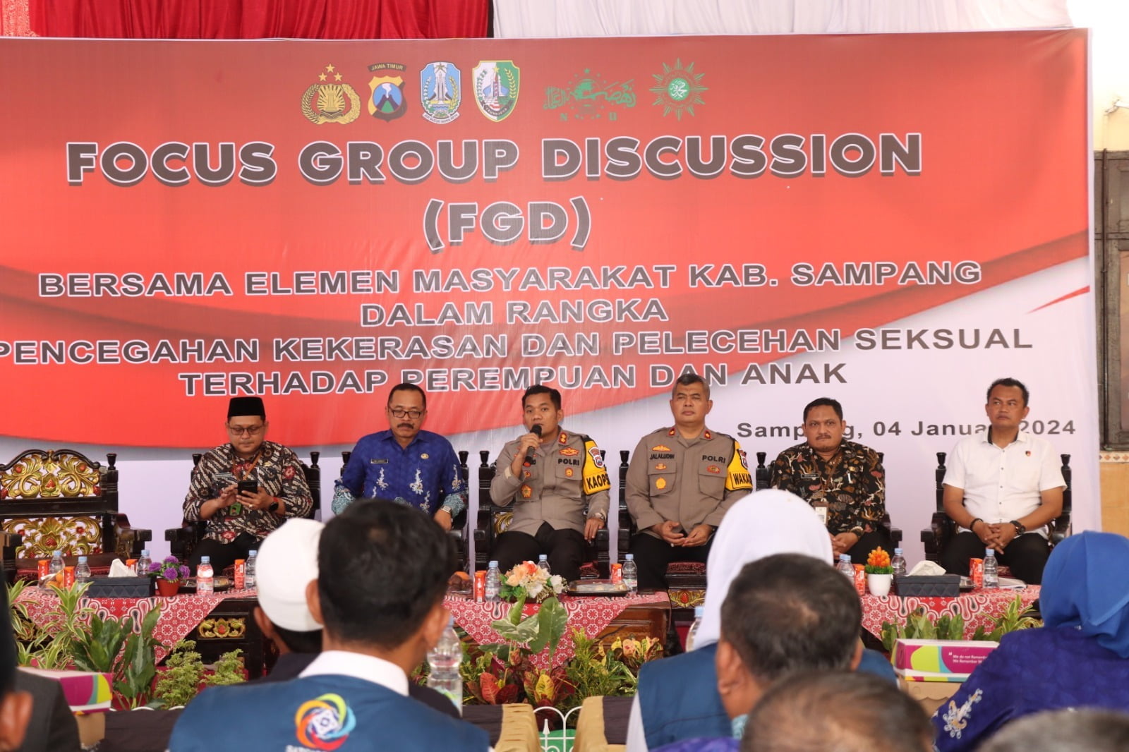 Polres Sampang bersama elemen masyarakat gelar FGD