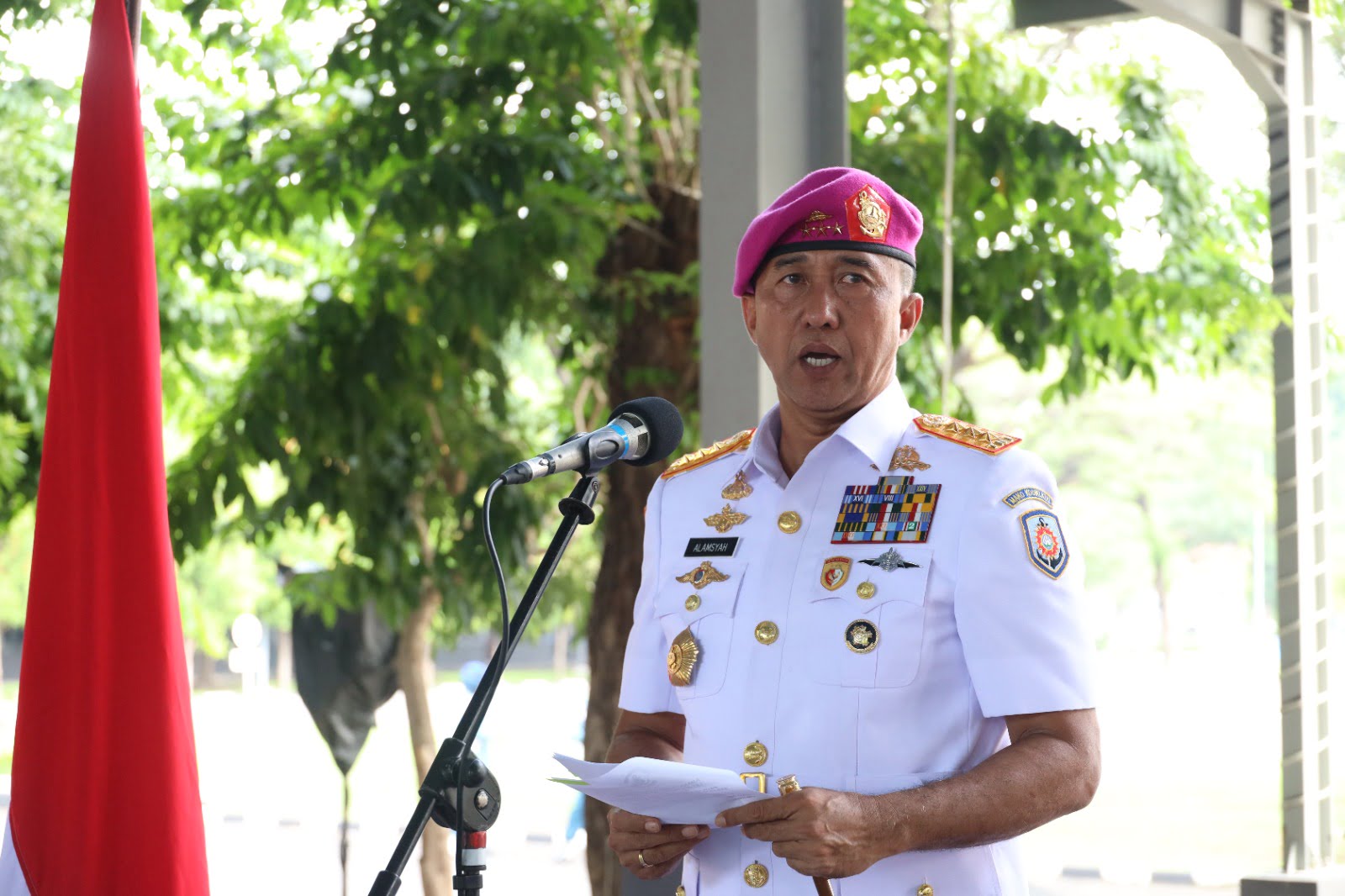 Dankodiklatal Letjen TNI Marinir Nur Alamsyah