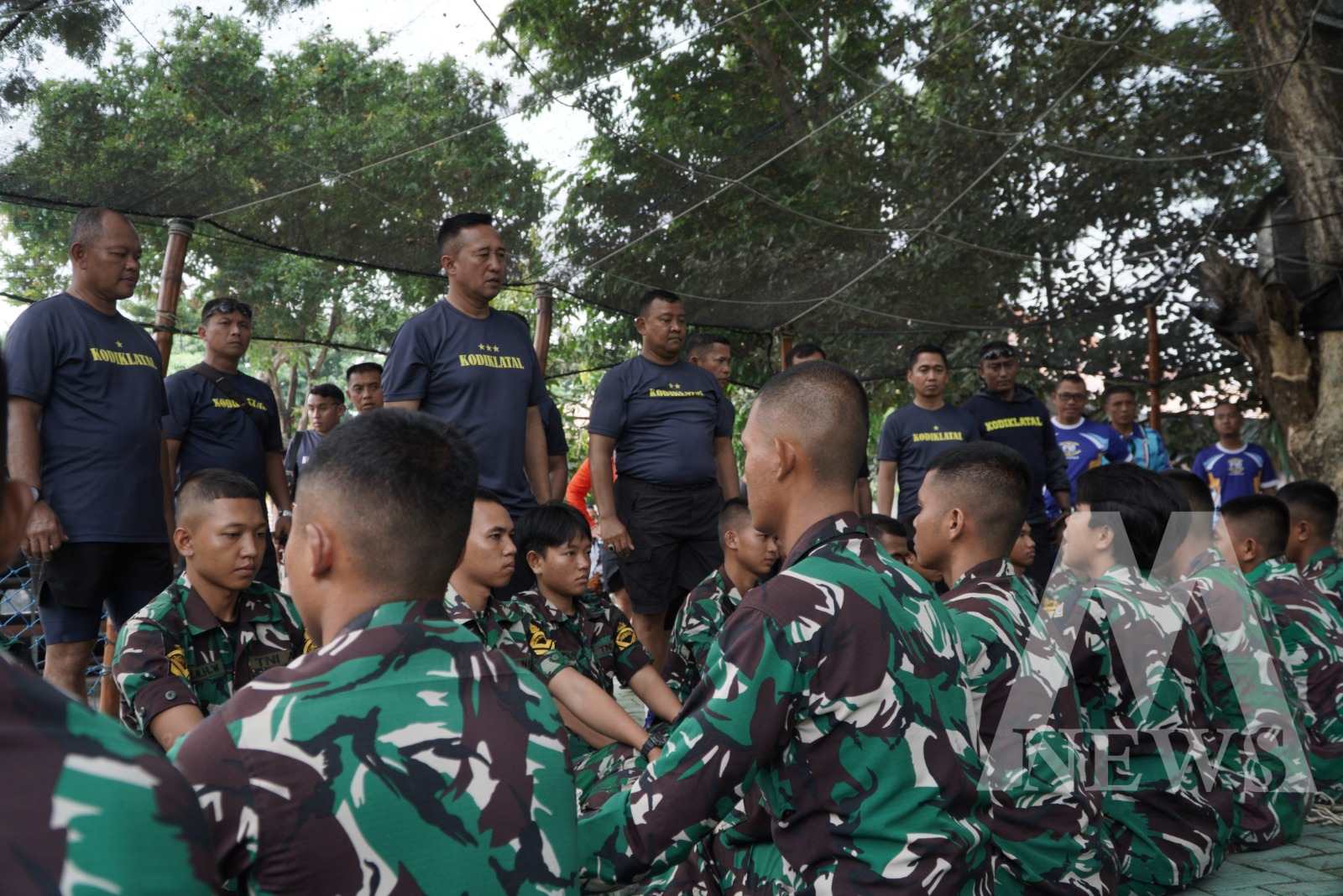 Dankodiklatal Letjen TNI Marinir Nur Alamsyah saat berikan pengarahan