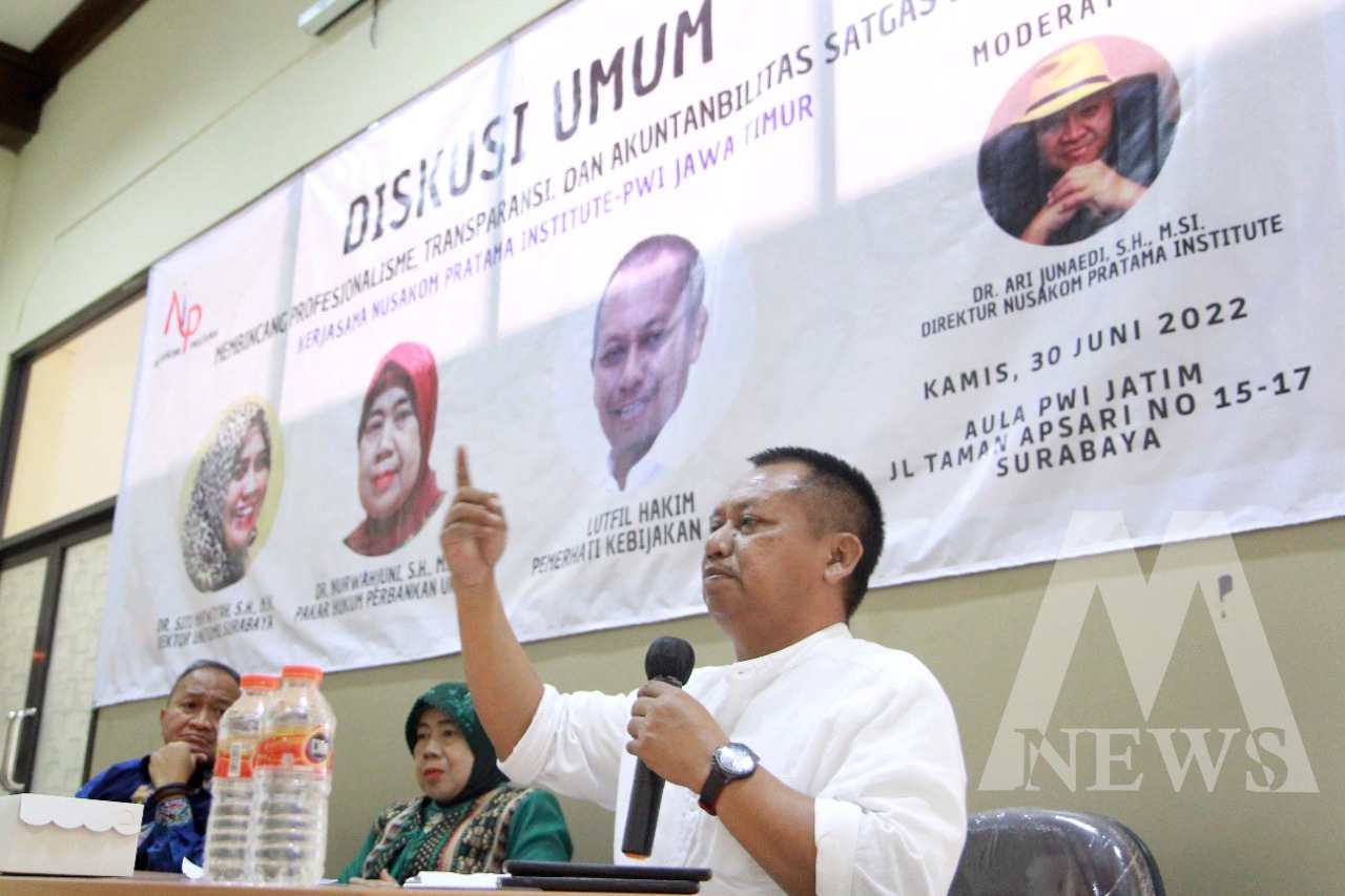 Ketua PWI Jatim Lutfil Hakim