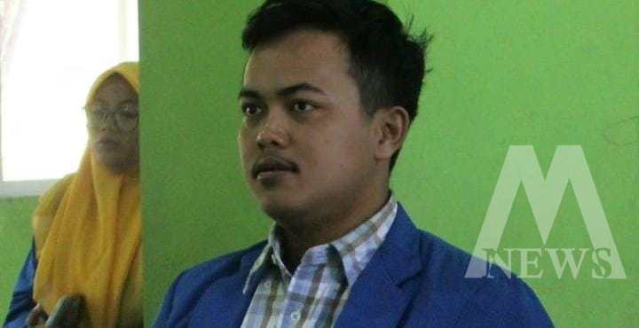 Ketua Pengurus Cabang Pergerakan Mahasiswa Islam Indonesia (PC PMII) Lamongan M. Reinaldi