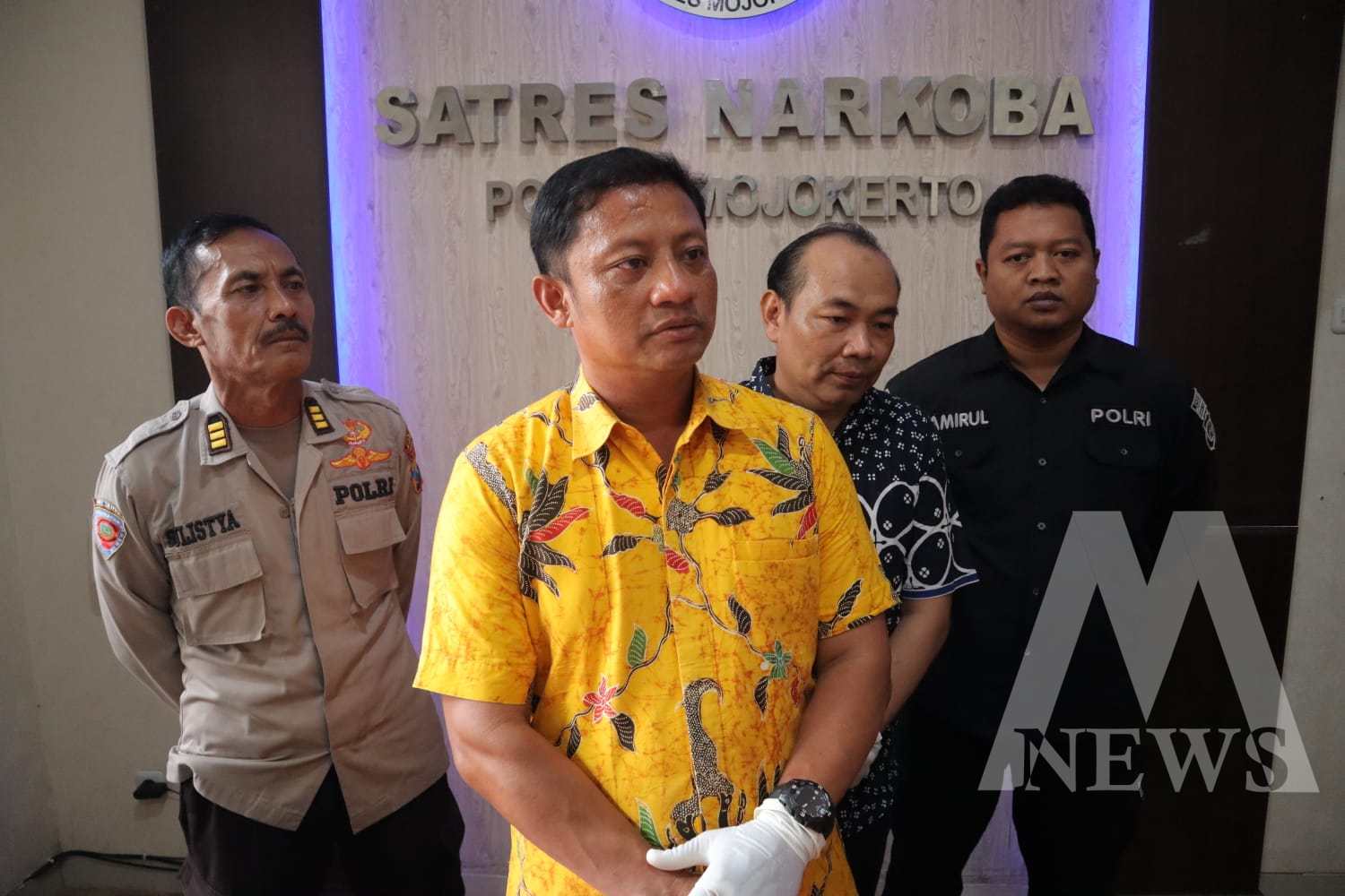 Satresnarkoba Polres Mojokerto amankan tersangka dan sita 39.2 gram Sabu