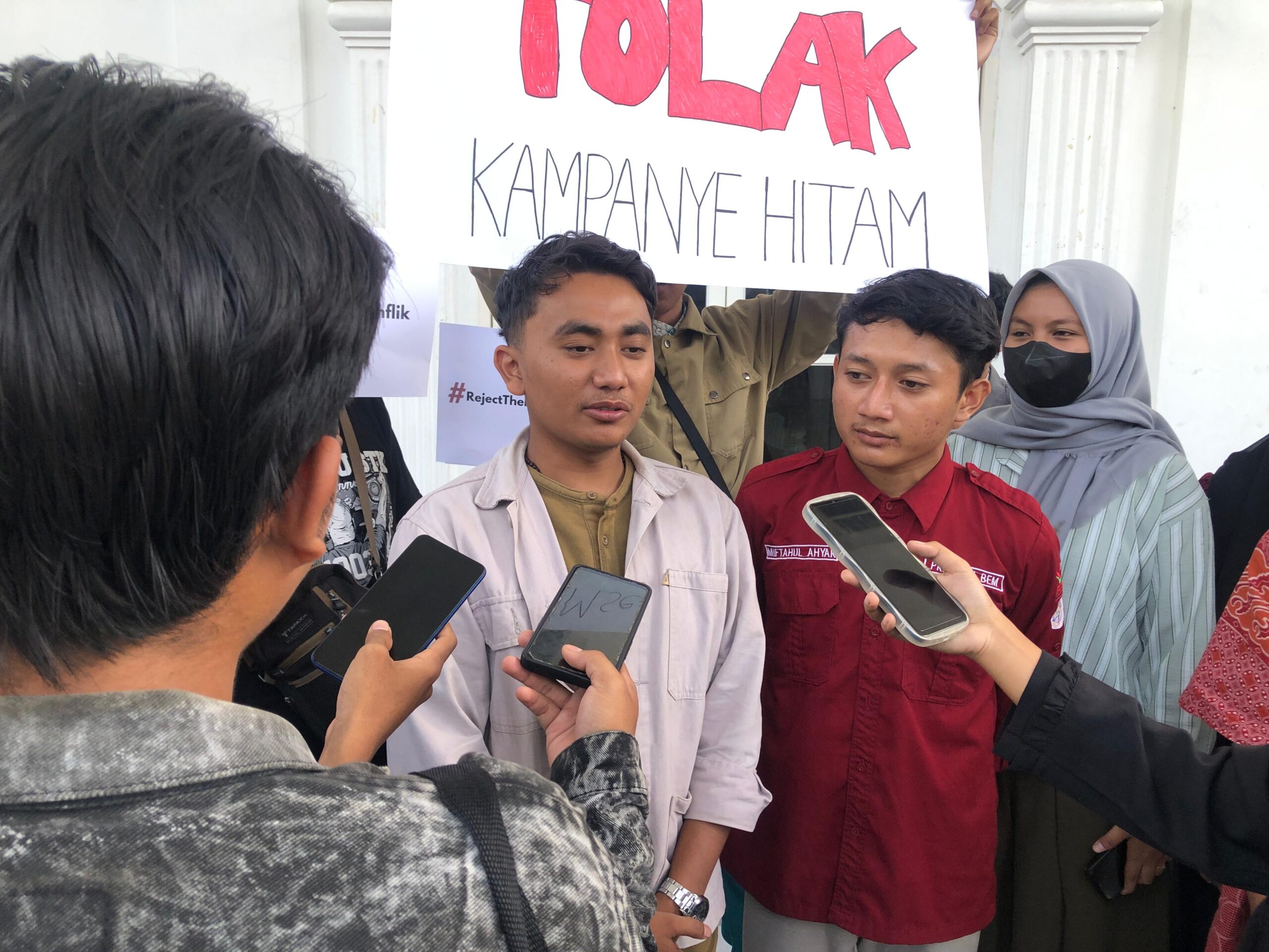 Aliansi BEM Jember, Ahmad Fauzi selaku korlap aksi