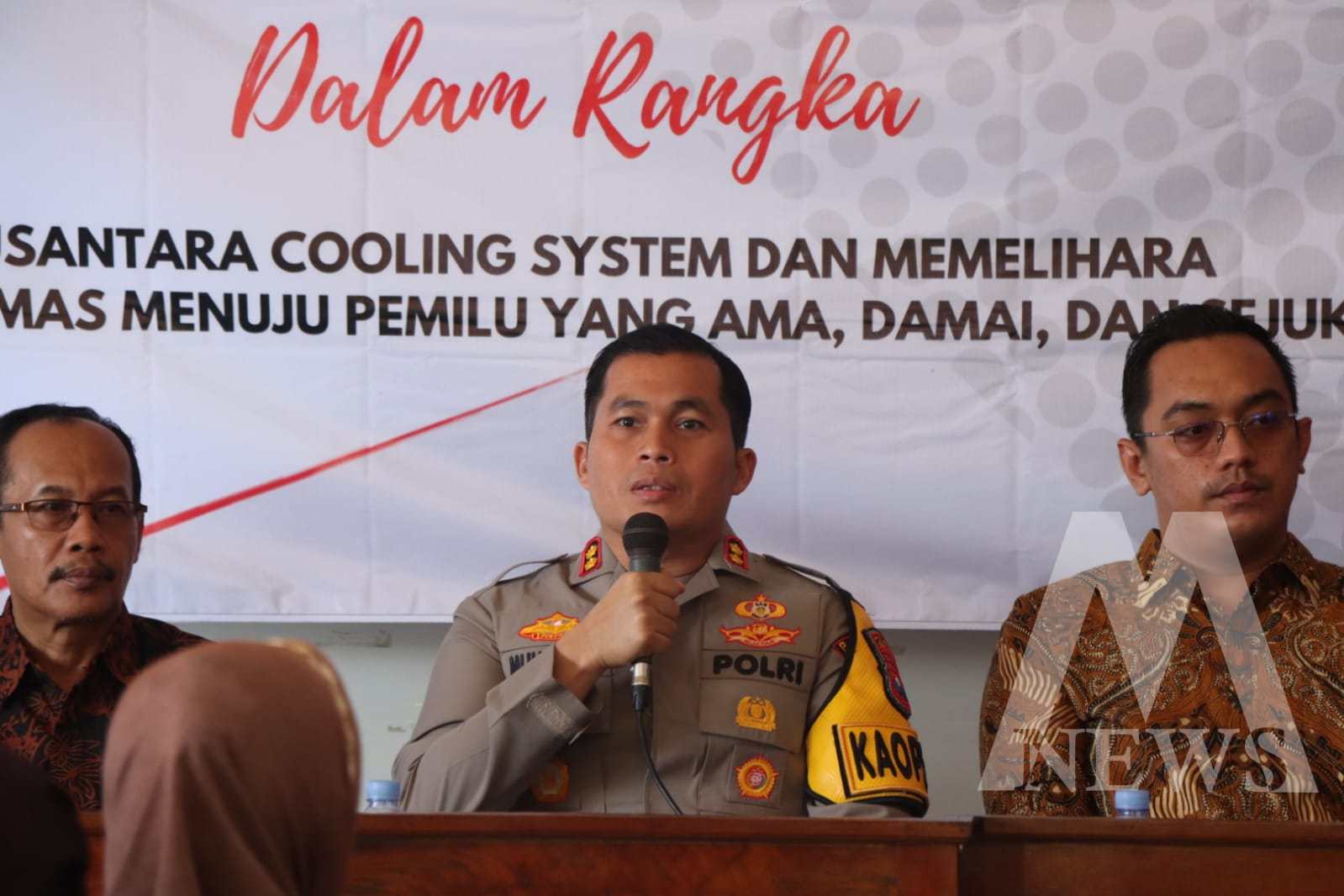 Kapolres Nganjuk AKBP Muhammad gelar program NCS di Pemilu 2024