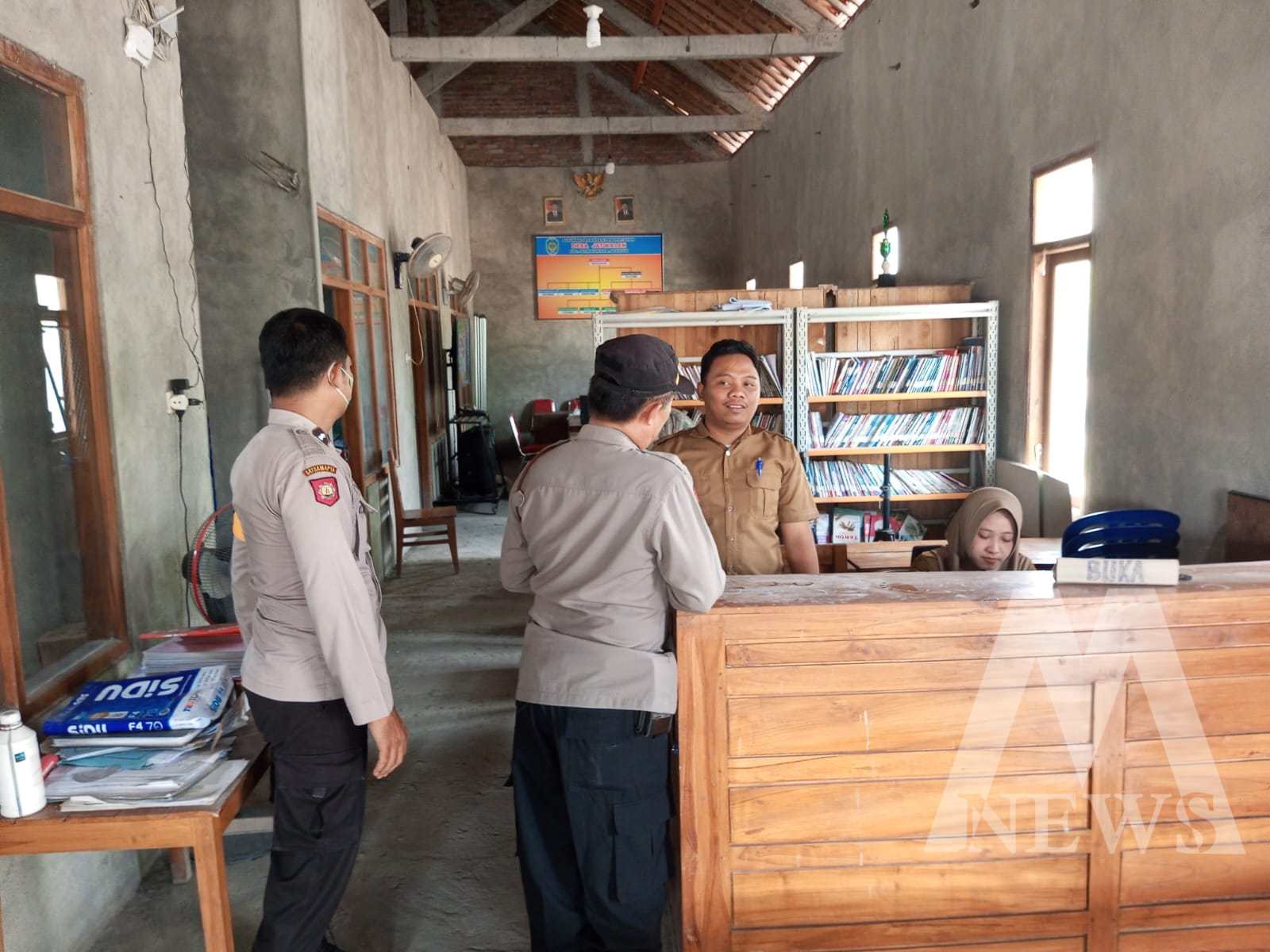 Polsek Jatikalen sosialisasi cyber pungli dan Kamtibmas