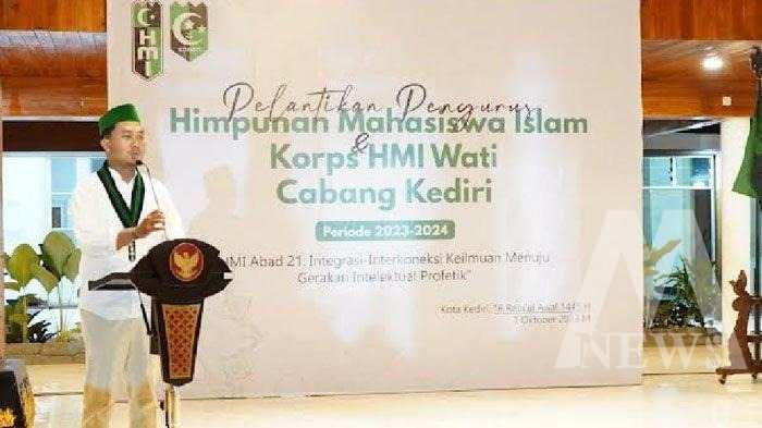 Ketua Umum HMI Kediri Wahyu Agus Hariadi