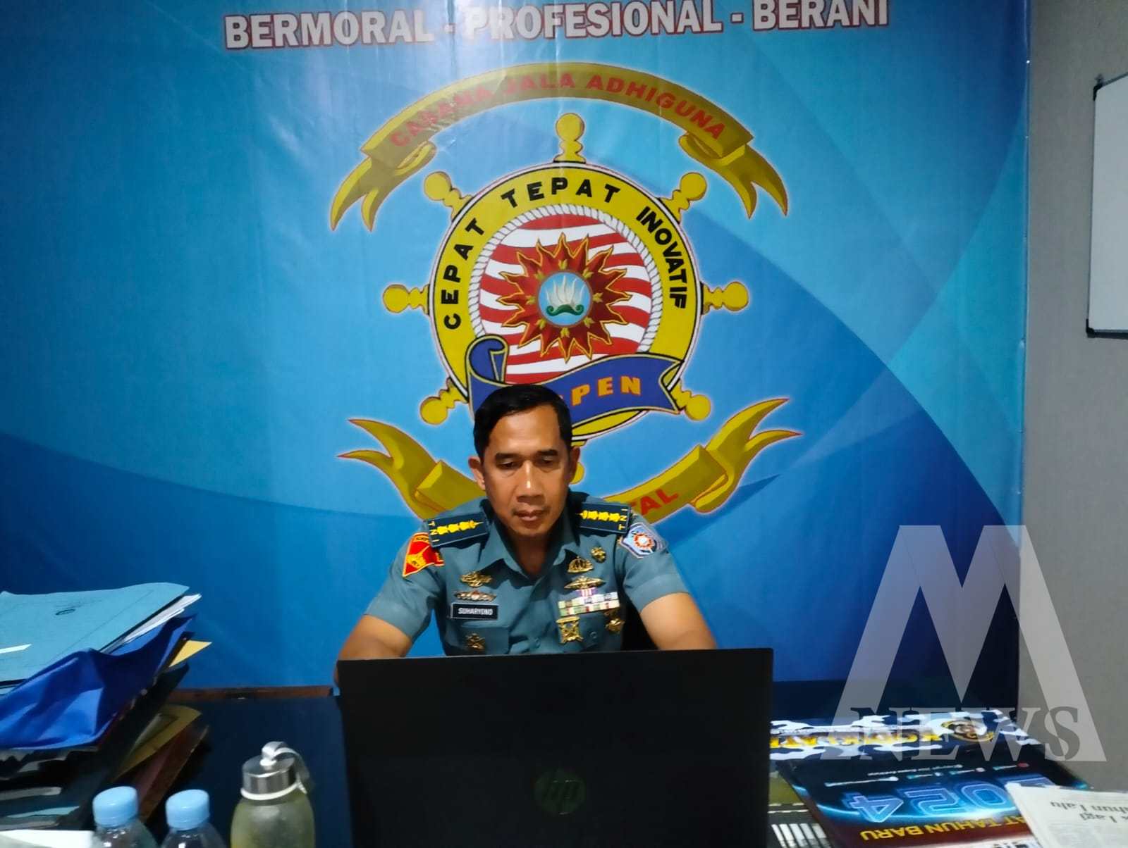 Kadispen Kodiklatal Kolonel Marinir Suharyono