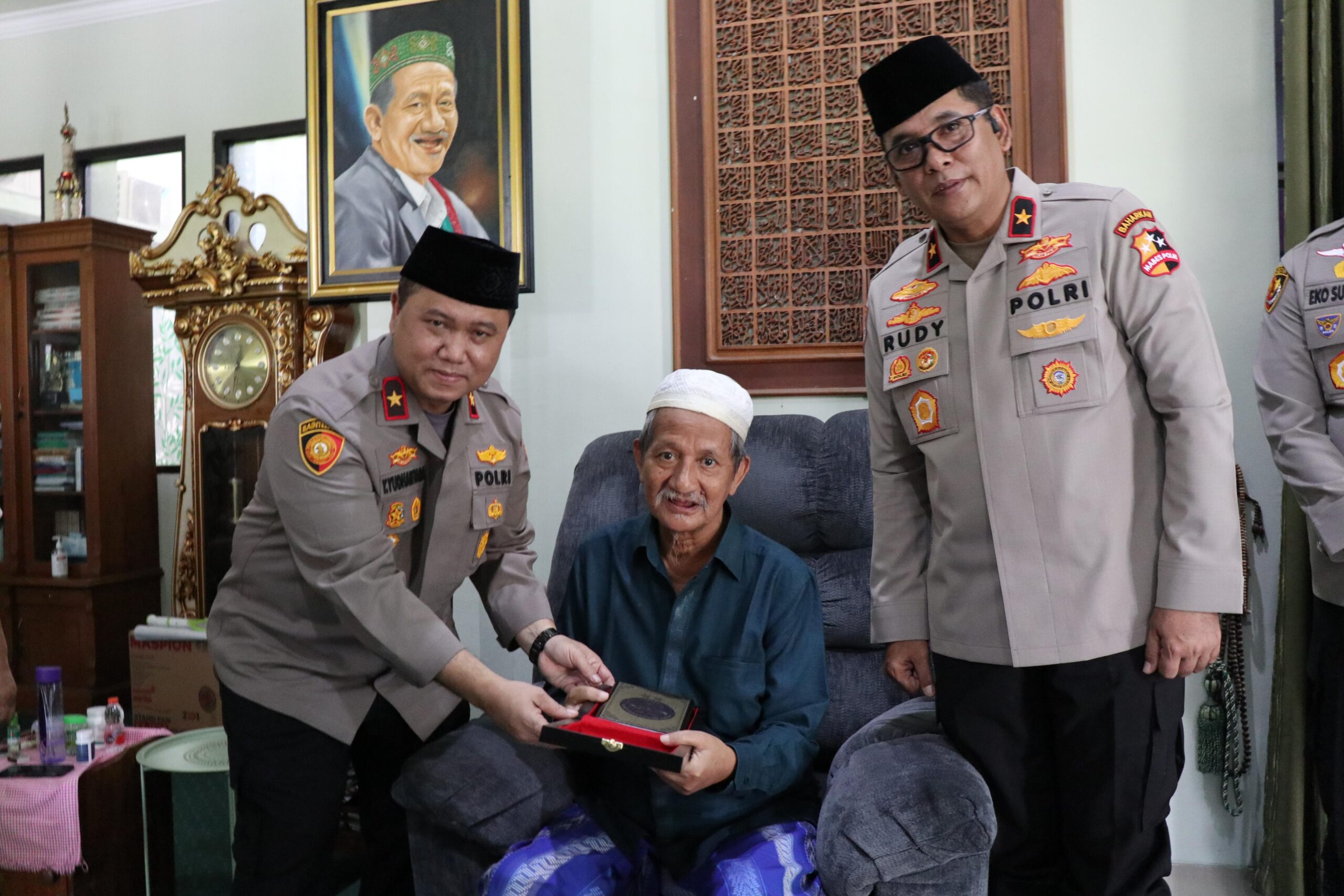 Wakaops NCS Polri Brigjen Yuyun Yudhantara kunjungi Ponpes Bumi Shalawat