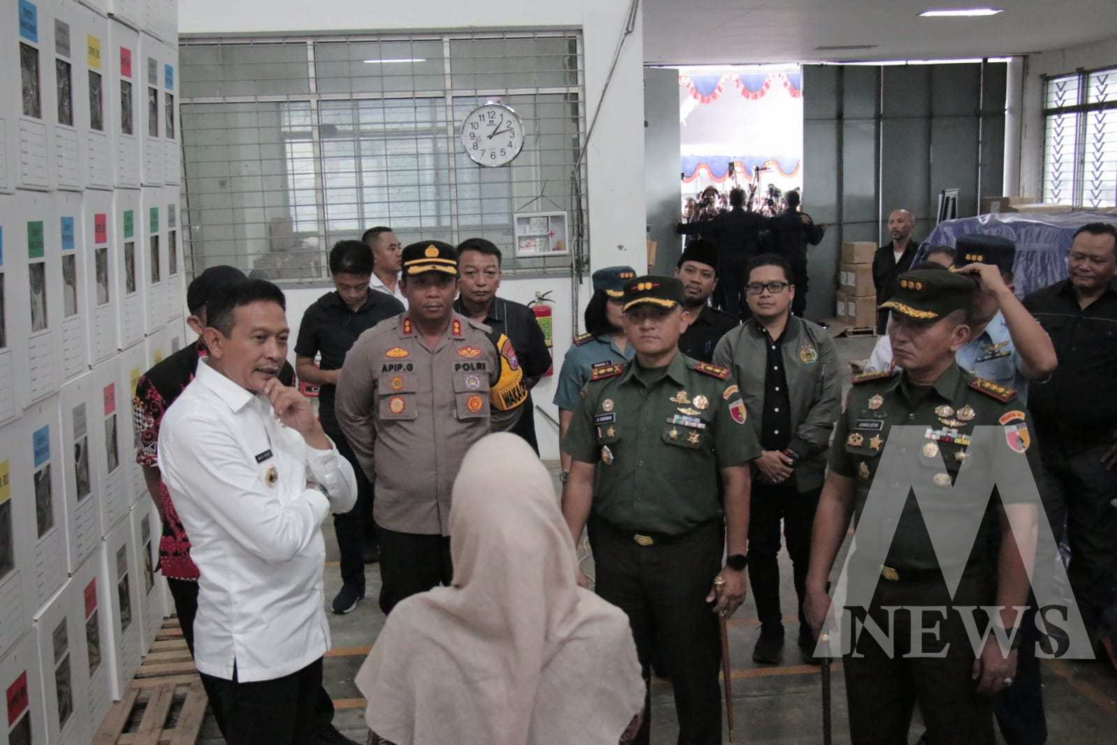 Forkopimda Kota Malang kunjungi gudang KPU