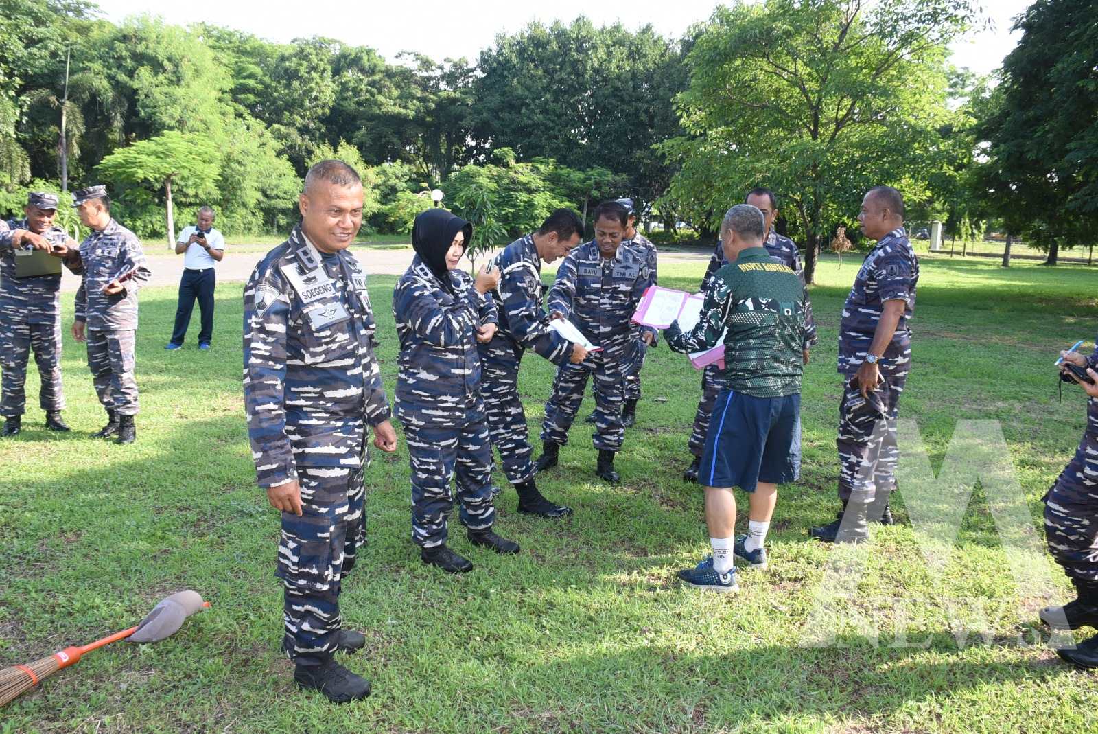 Tim pemeriksaan kebersihan cek Dispen Kodiklatal