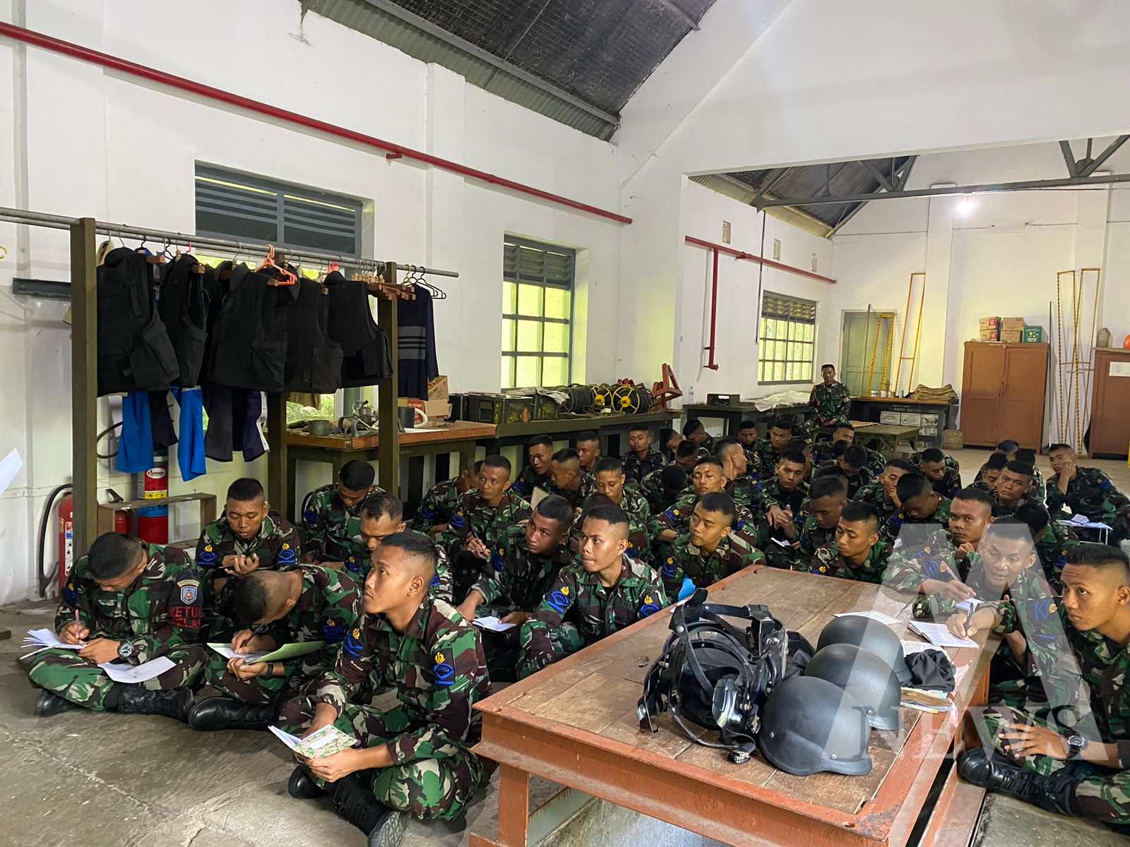 49 Siswa Dikmata angkatan 43/1 Pusdiklek Kodiklatal pelajari amodak