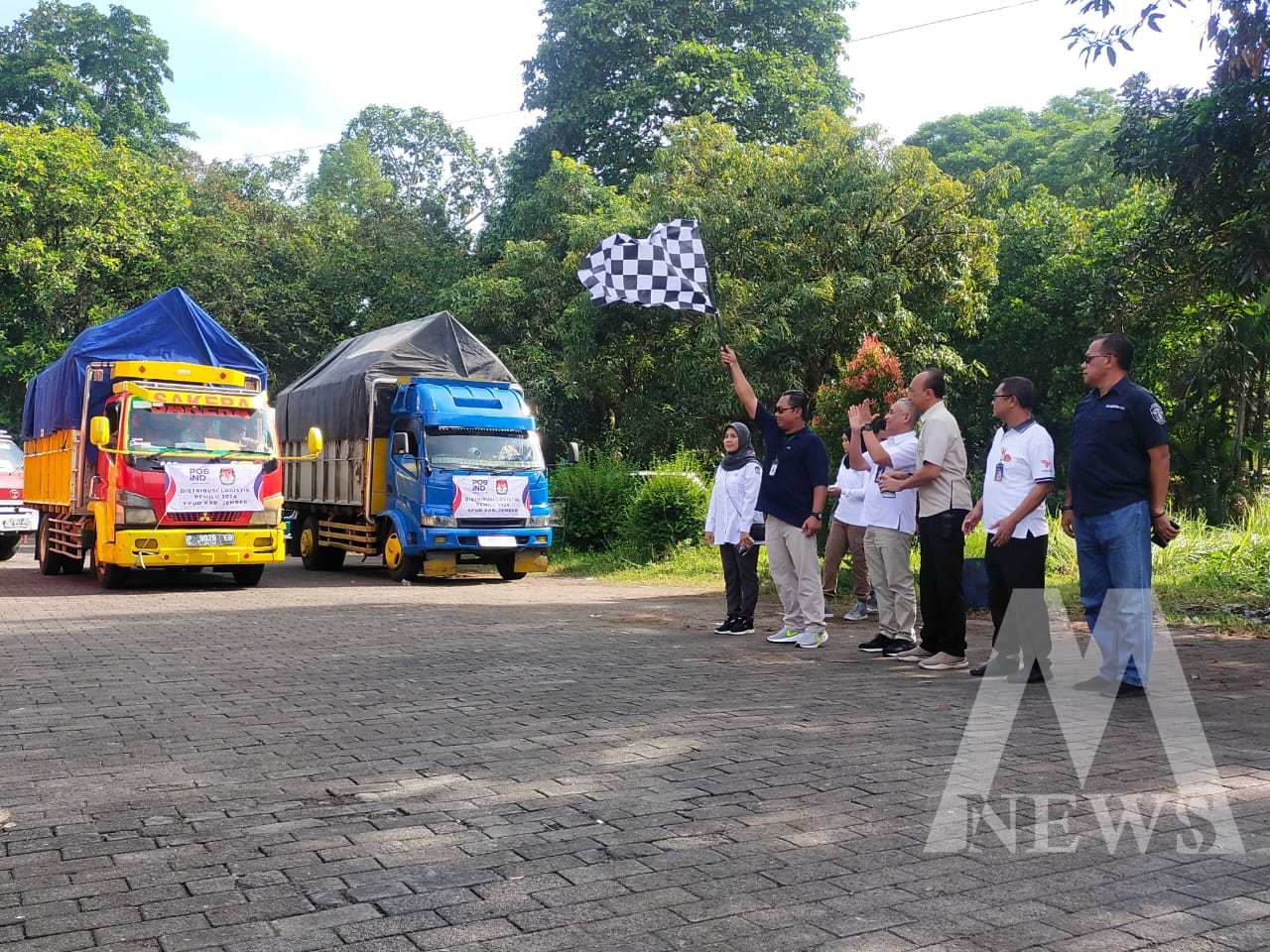 Lepas pendistribusian Logistik Pemilu ke seluruh Kecamatan