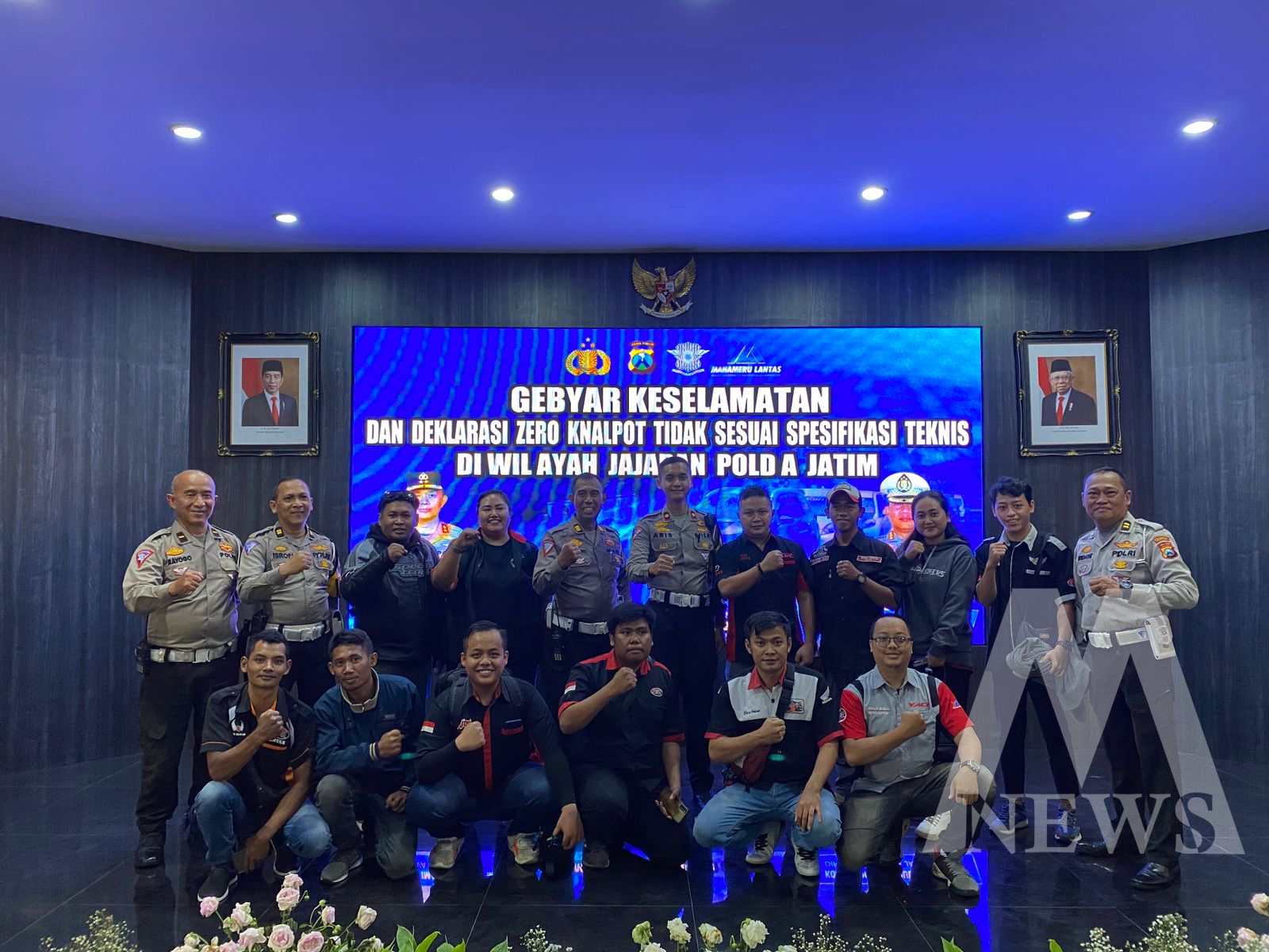 Ditlantas Polda Jatim dan Komunitas Otomotif